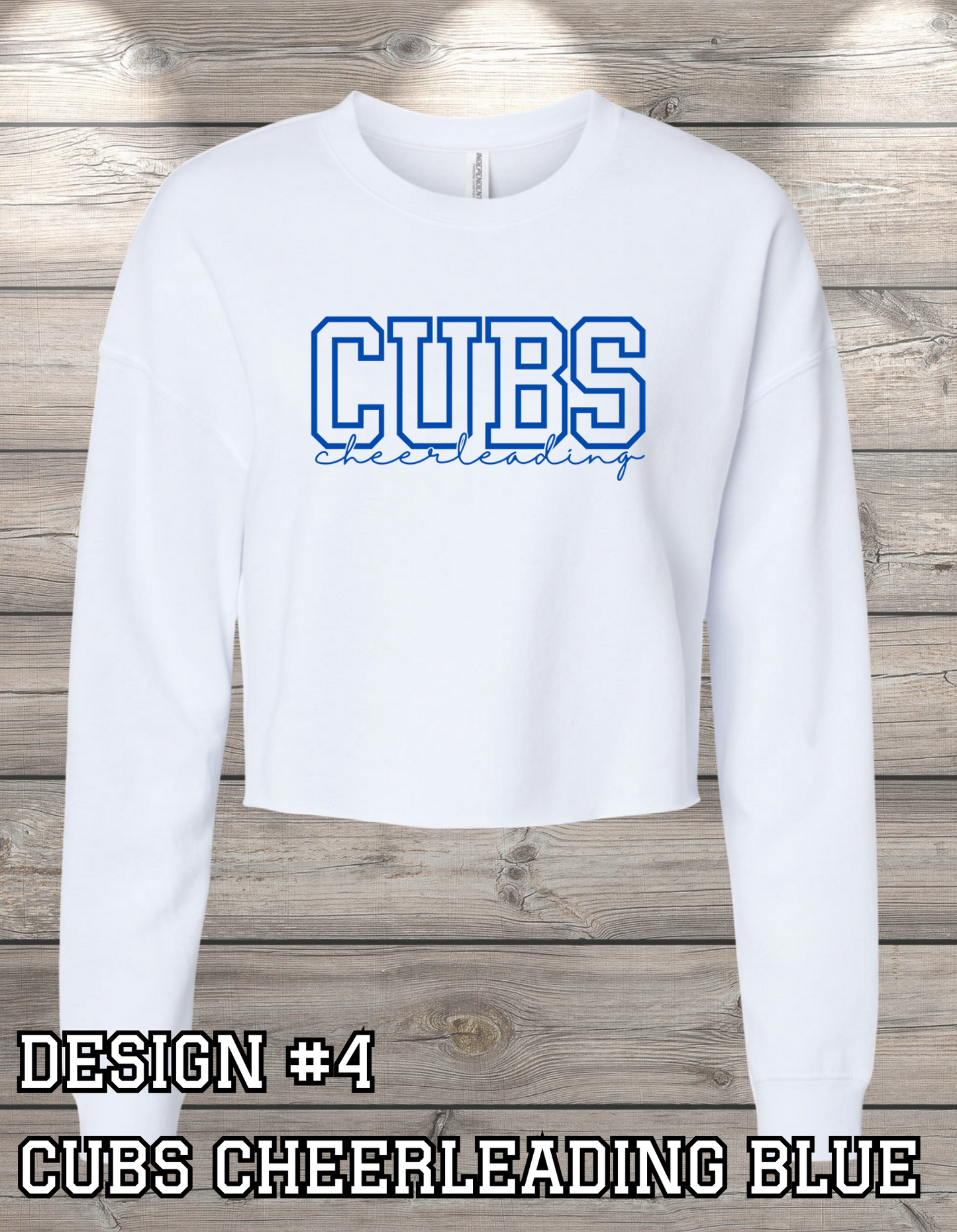 Custom Crop Crewneck Sweatshirt – Personalized & Printed Just for You