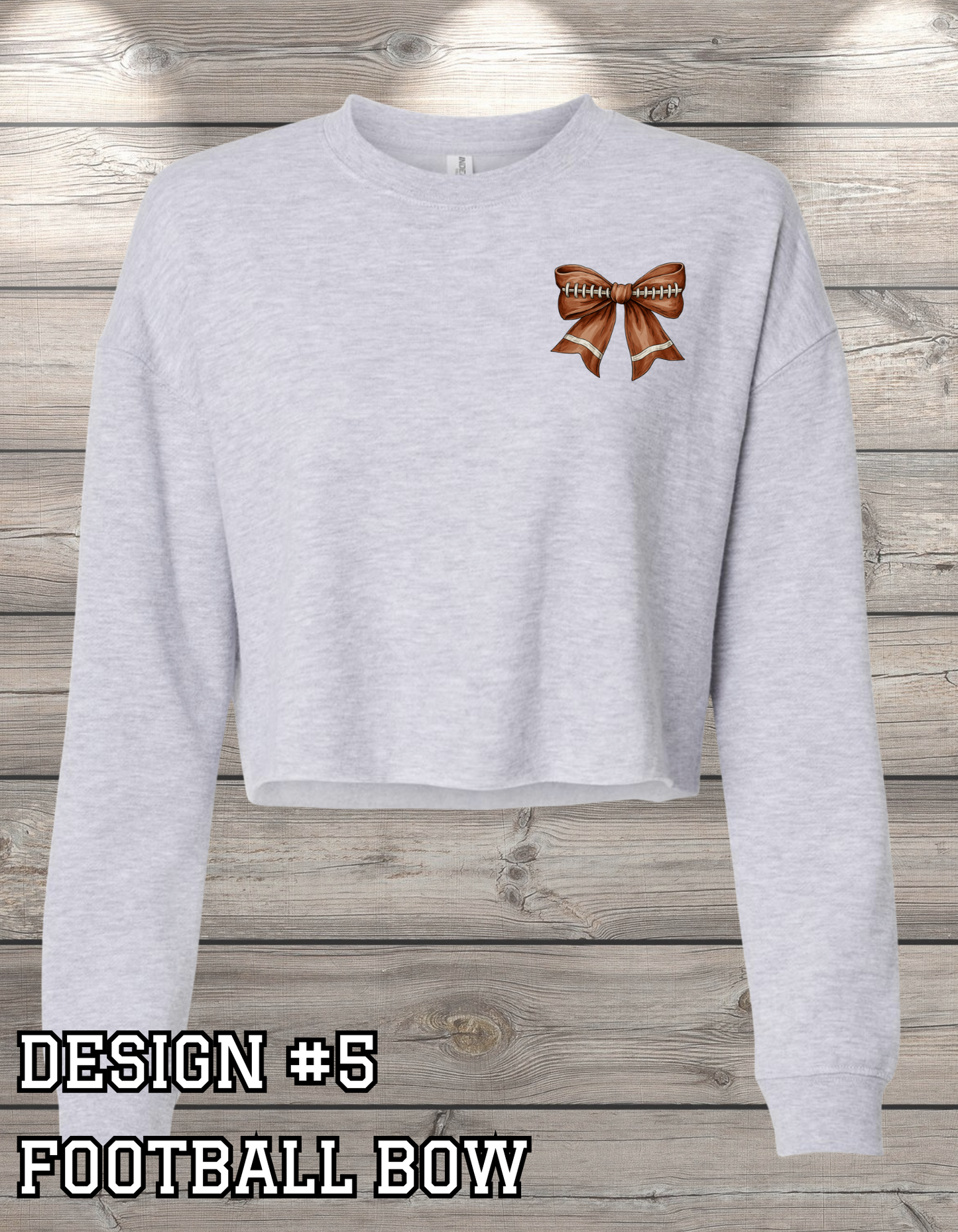 Custom Crop Crewneck Sweatshirt – Personalized & Printed Just for You
