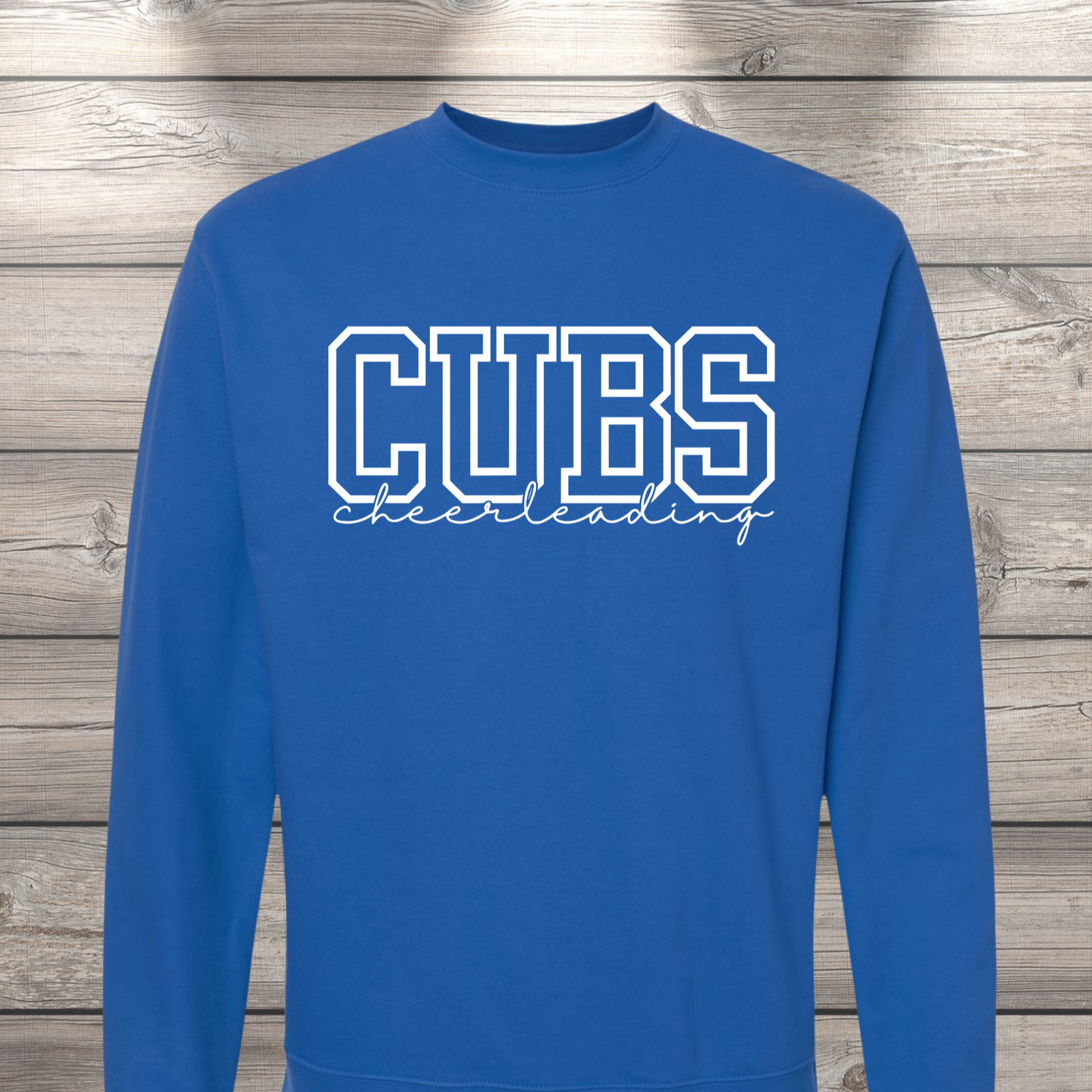 CUBS Cheerleading | Sedro Woolley Cubs Cheerleading Unisex Crewneck Sweatshirt – Independent Trading Co. | Optional Name on Back or Sleeve
