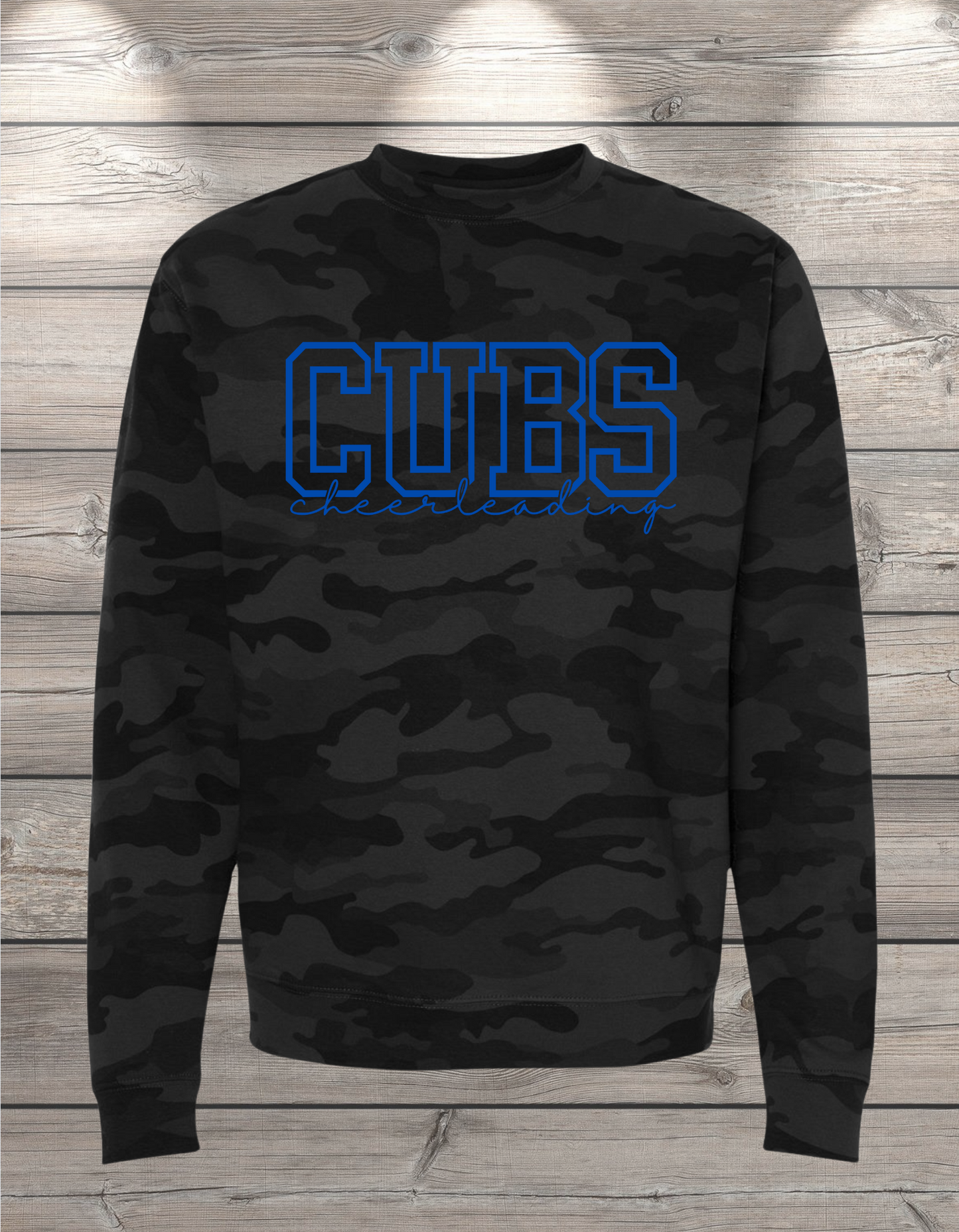 CUBS Cheerleading | Sedro Woolley Cubs Cheerleading Unisex Crewneck Sweatshirt – Independent Trading Co. | Optional Name on Back or Sleeve