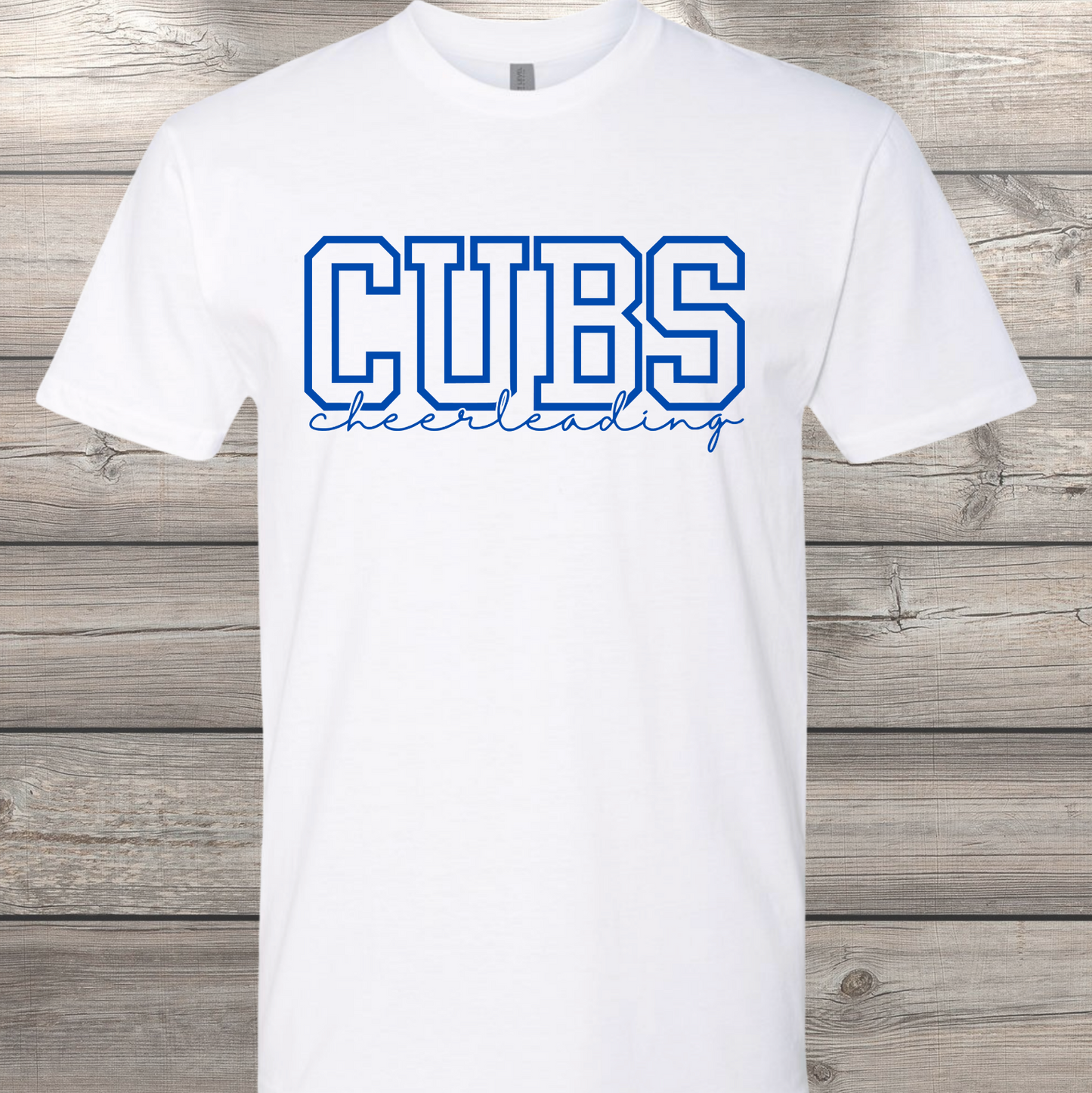 Sedro-Woolley CUBS Cheerleading T-Shirt – Next Level Unisex Tee | Soft Comfort Fit Spirit Wear | Youth and Adult Sizes