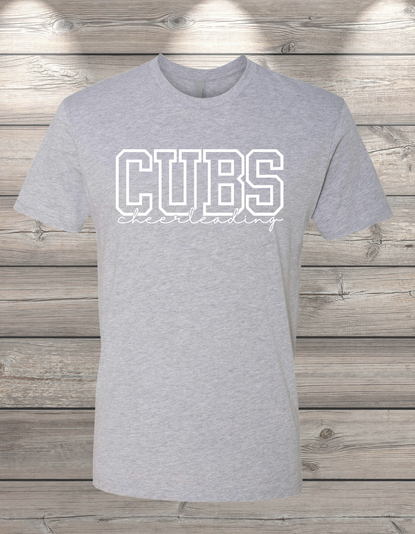 Sedro-Woolley CUBS Cheerleading T-Shirt – Next Level Unisex Tee | Soft Comfort Fit Spirit Wear | Youth and Adult Sizes
