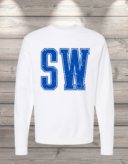 SW | Sedro Woolley Unisex Crewneck Sweatshirt – Independent Trading Co. | Optional Name on Back or Sleeve