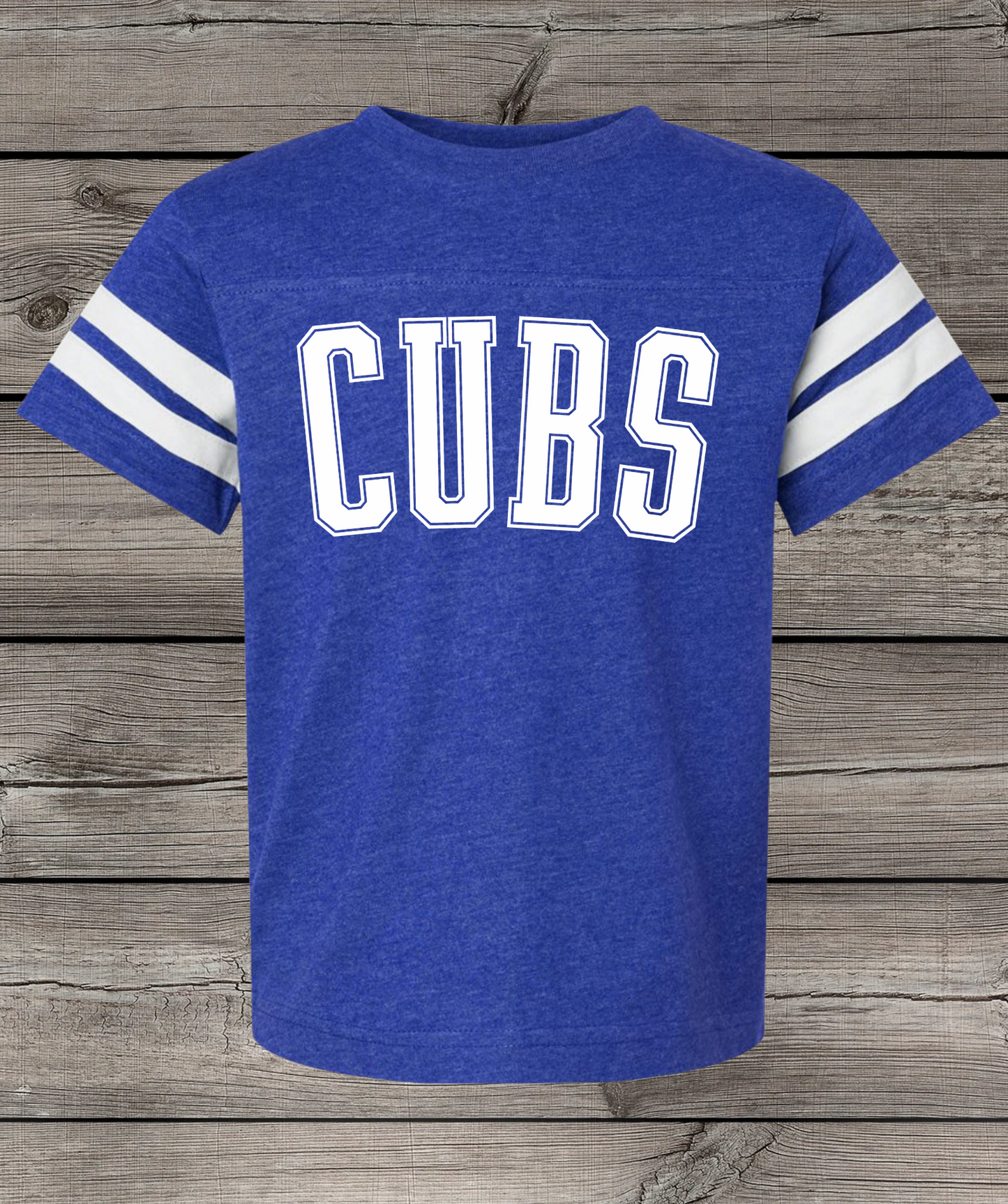 Cubs Jersey-Style Spirit Tee – Women’s V-Neck & Youth Crew Neck