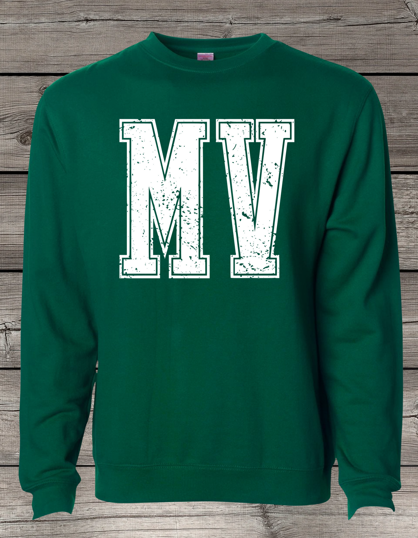 MV | Mount Vernon Unisex Crewneck Sweatshirt – Independent Trading Co. | Optional Name on Back or Sleeve