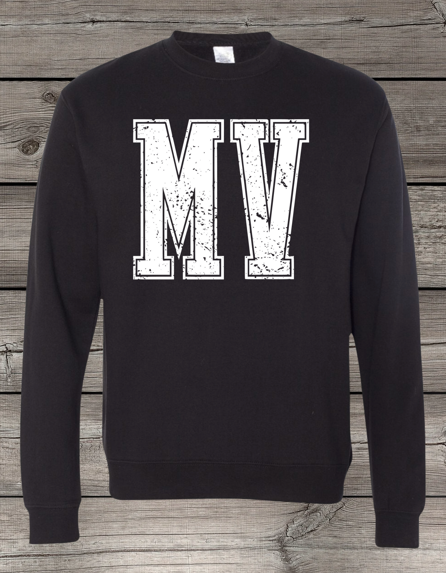 MV | Mount Vernon Unisex Crewneck Sweatshirt – Independent Trading Co. | Optional Name on Back or Sleeve