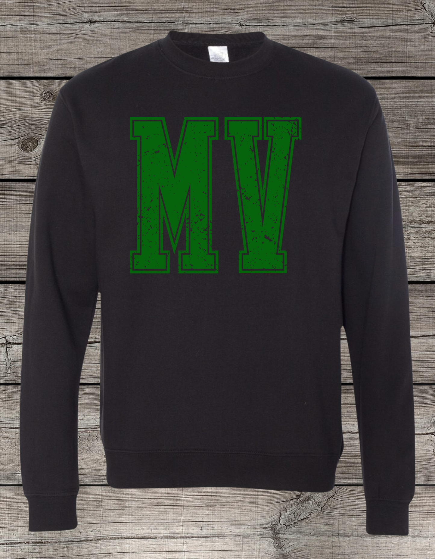 MV | Mount Vernon Unisex Crewneck Sweatshirt – Independent Trading Co. | Optional Name on Back or Sleeve
