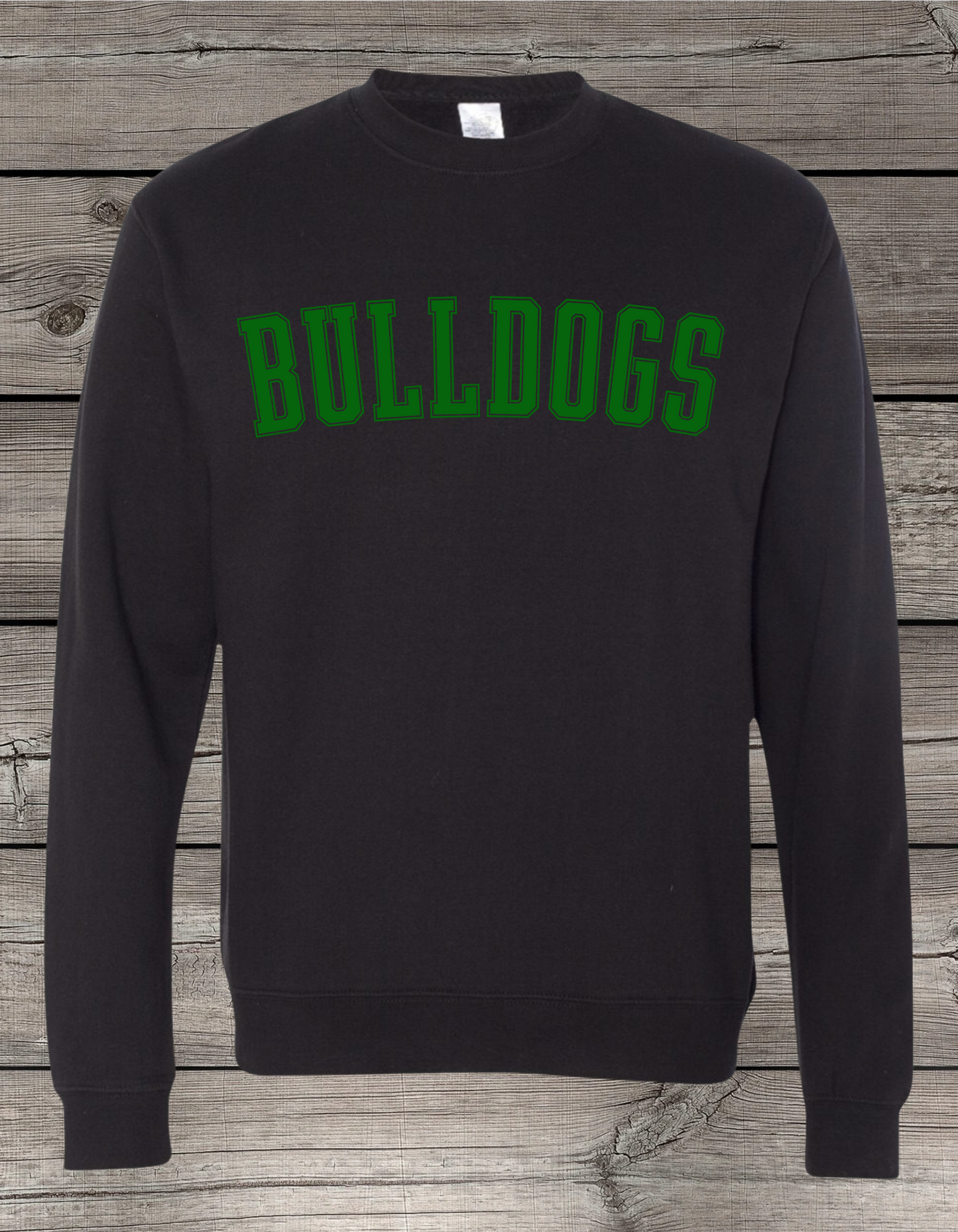 BULLDOGS | Mount Vernon Bulldogs Unisex Crewneck Sweatshirt – Independent Trading Co. | Optional Name on Back or Sleeve