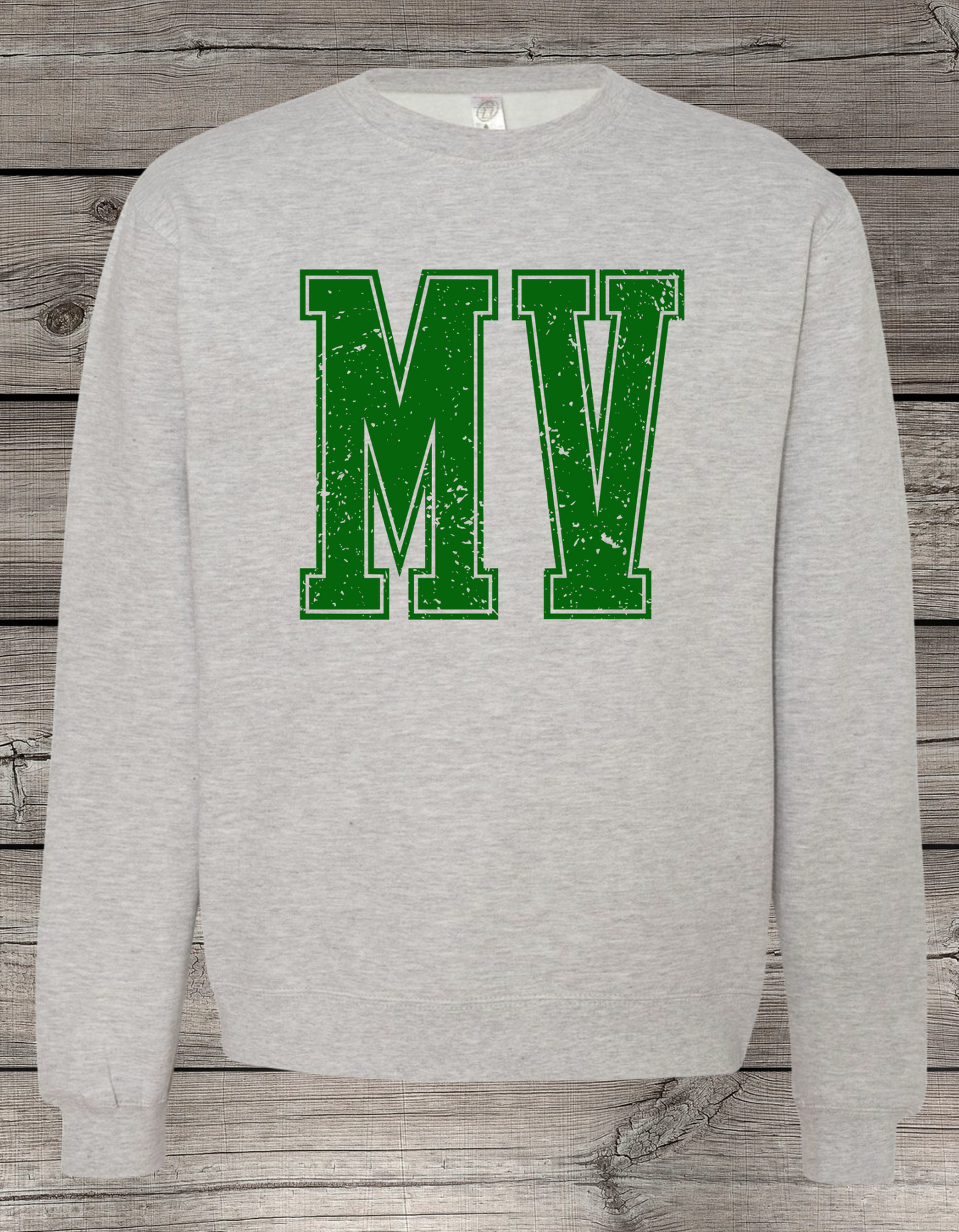 MV | Mount Vernon Unisex Crewneck Sweatshirt – Independent Trading Co. | Optional Name on Back or Sleeve