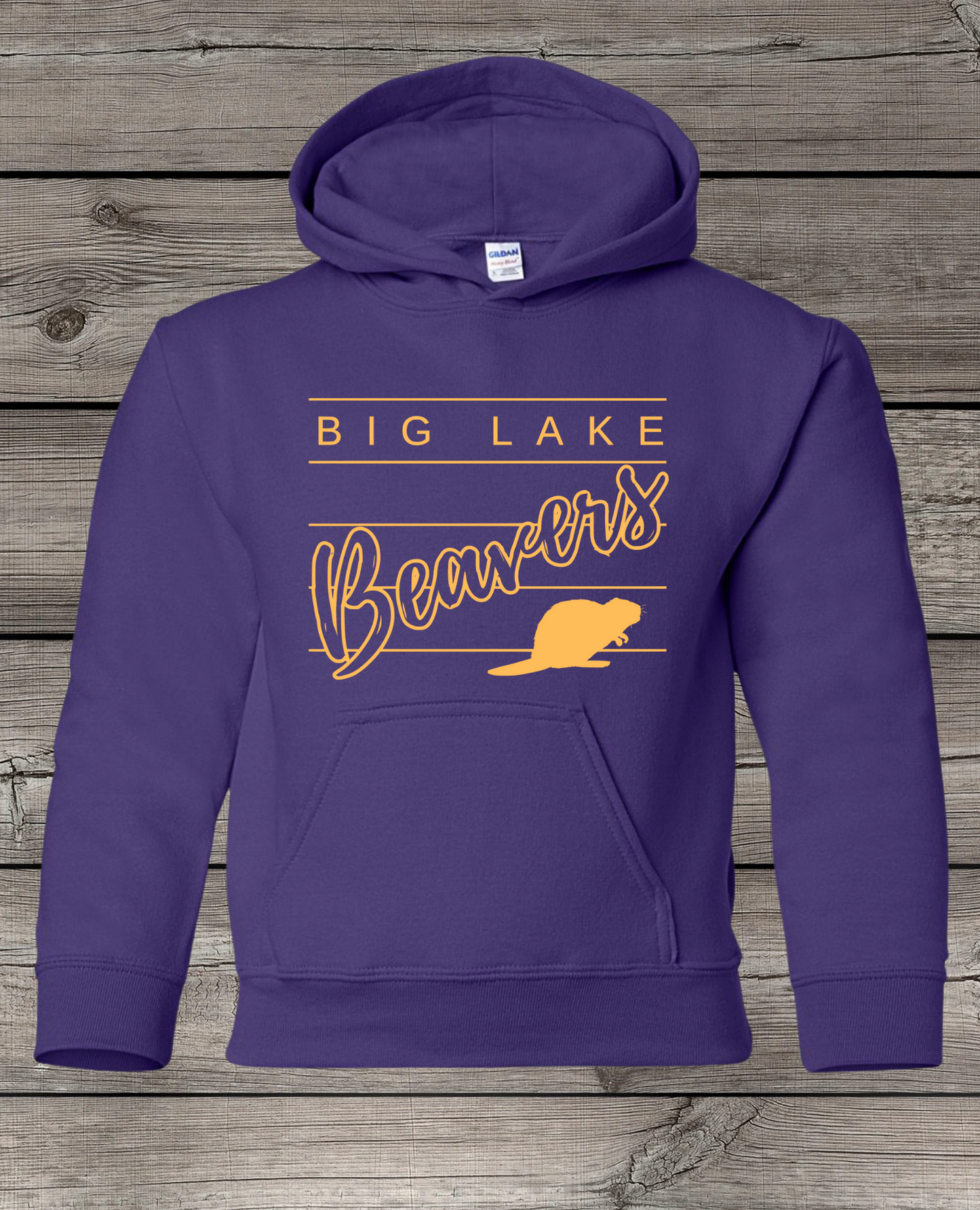 Big Lake Elementary Hoodie | Youth & Adult Sizes | Lined Big Lake Beavers