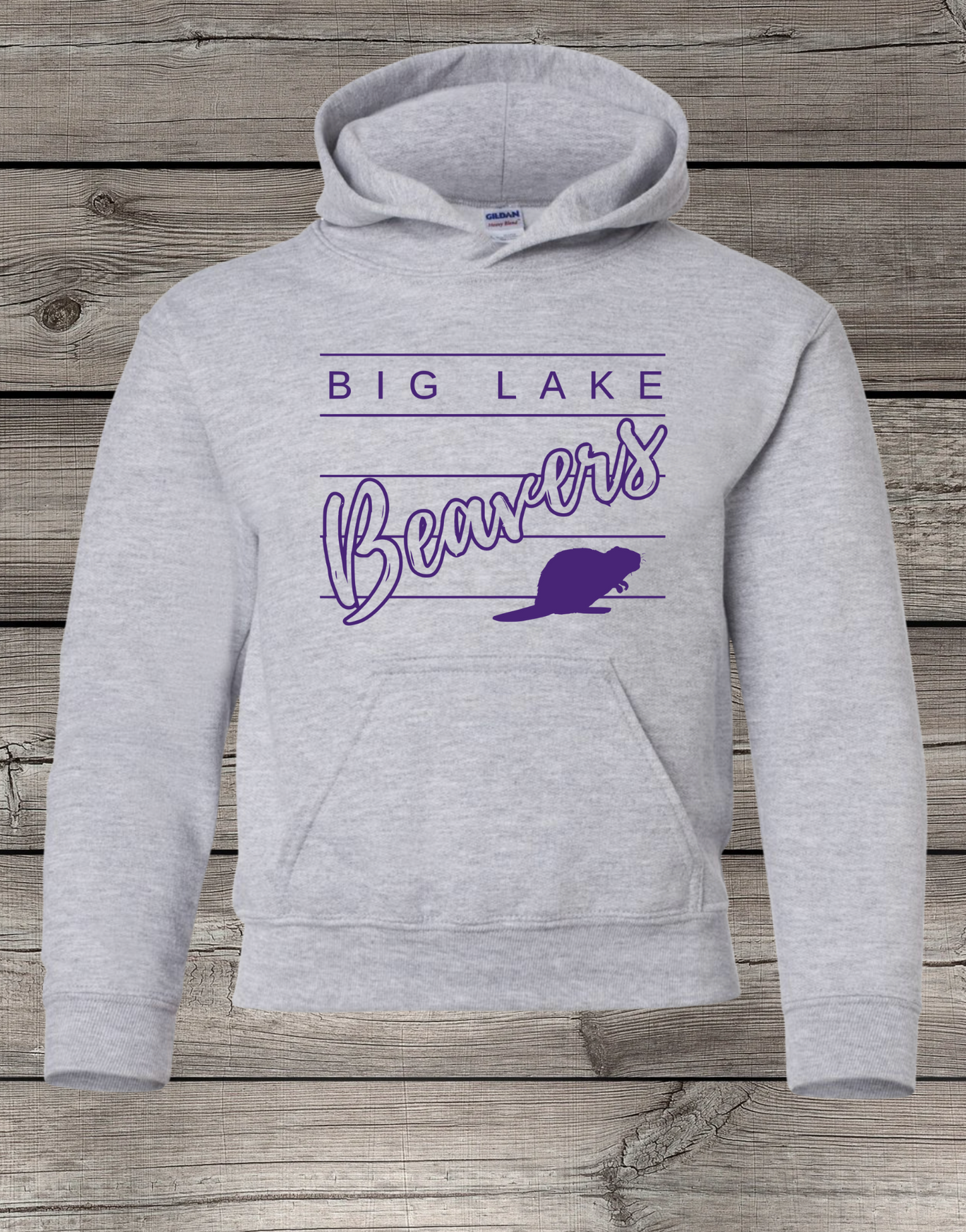 Big Lake Elementary Hoodie | Youth & Adult Sizes | Lined Big Lake Beavers