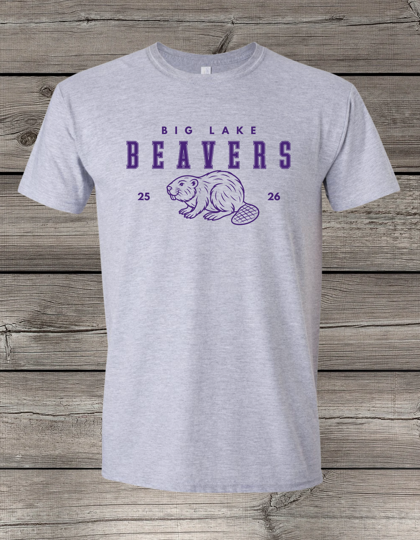 Big Lake Elementary T-Shirt | Youth & Adult Sizes | Beavers Spirit Wear | Big Lake Beavers 25/26