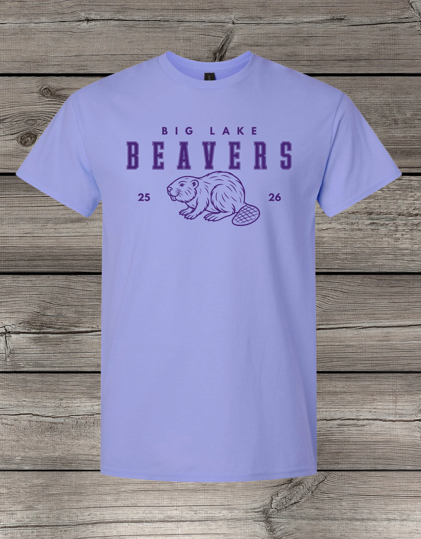 Big Lake Elementary T-Shirt | Youth & Adult Sizes | Beavers Spirit Wear | Big Lake Beavers 25/26