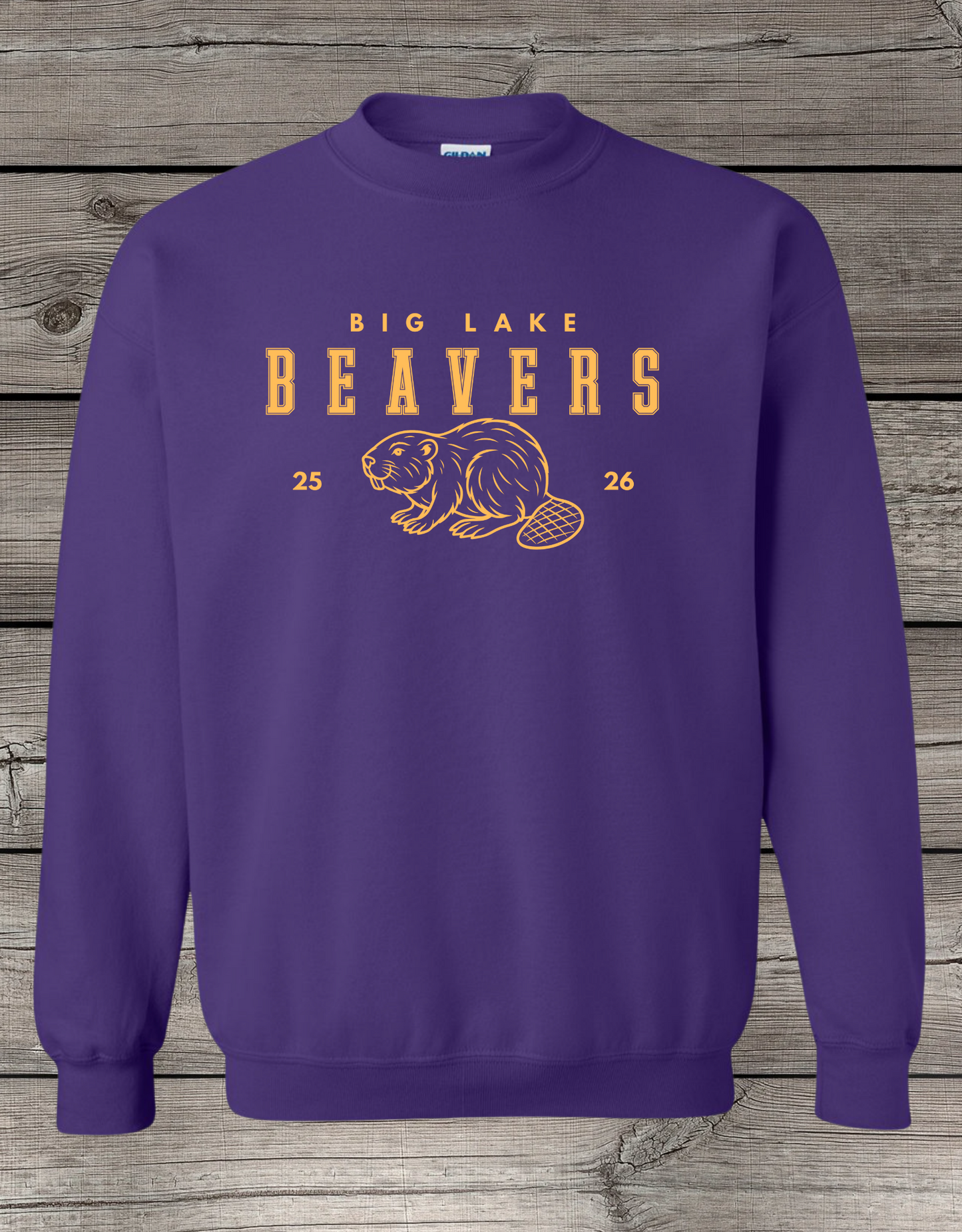 Big Lake Elementary Crewneck Sweatshirt | Youth & Adult Sizes | Big Lake Beavers 25/26