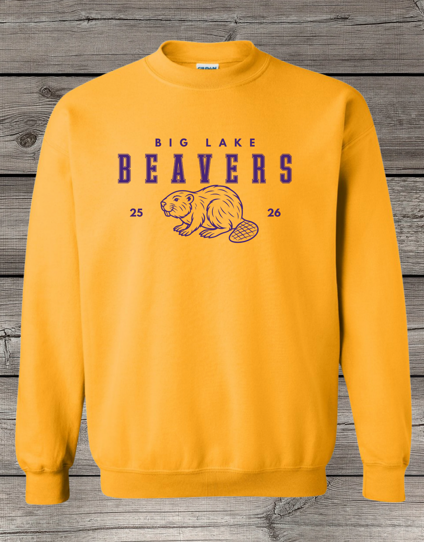 Big Lake Elementary Crewneck Sweatshirt | Youth & Adult Sizes | Big Lake Beavers 25/26