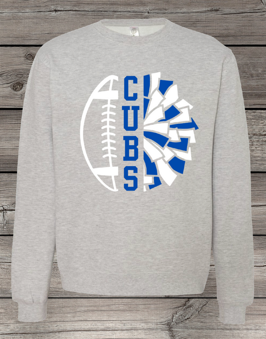 Cubs Crewneck Sweatshirt | Football & Cheer Spirit Wear