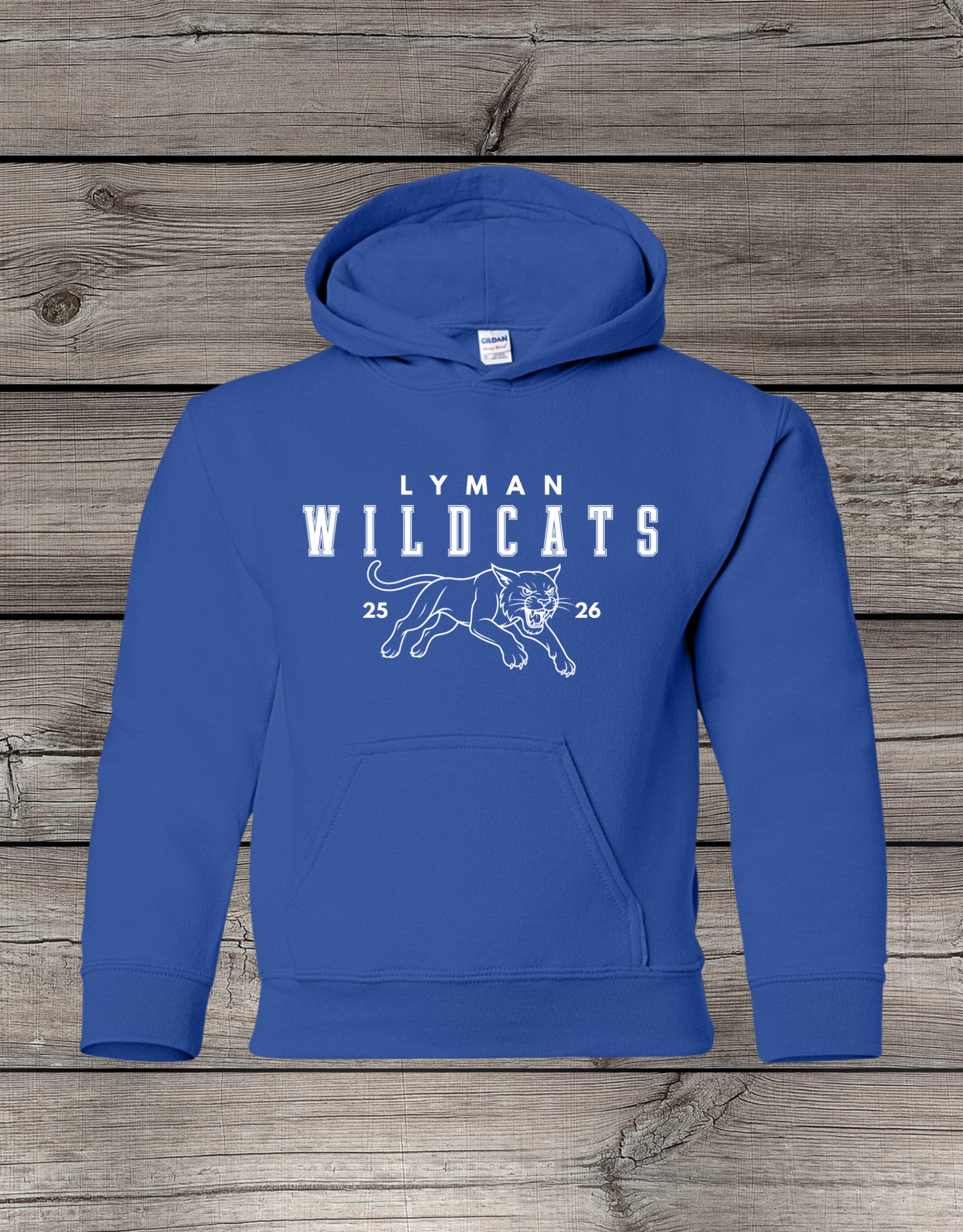 Lyman Wildcats Hoodie | School Spirit Wear | Youth & Adult Sizes | Wildcats 25/26