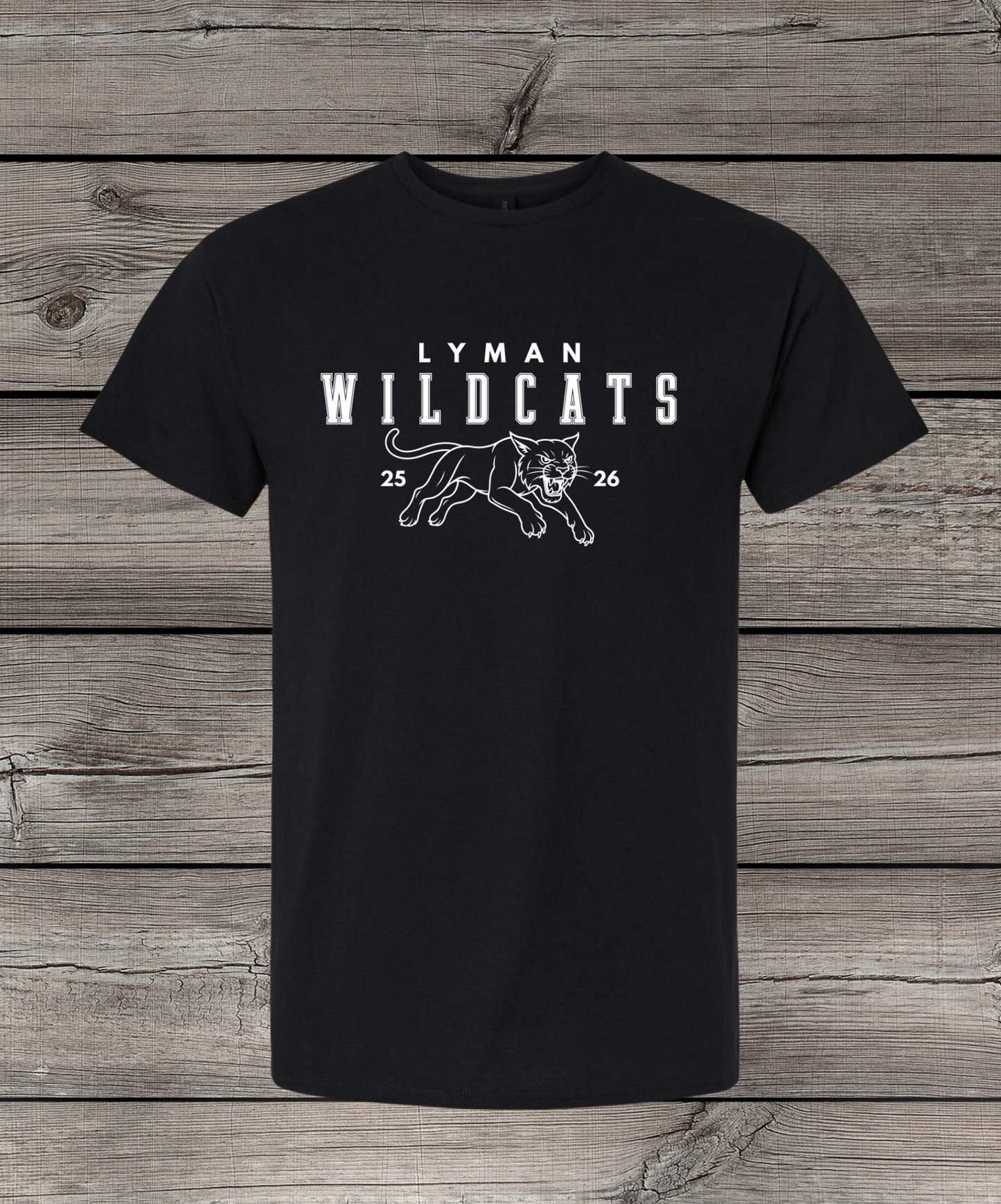 Lyman Wildcats T-Shirt | School Spirit Wear | Youth & Adult Sizes | Wildcats 25/26
