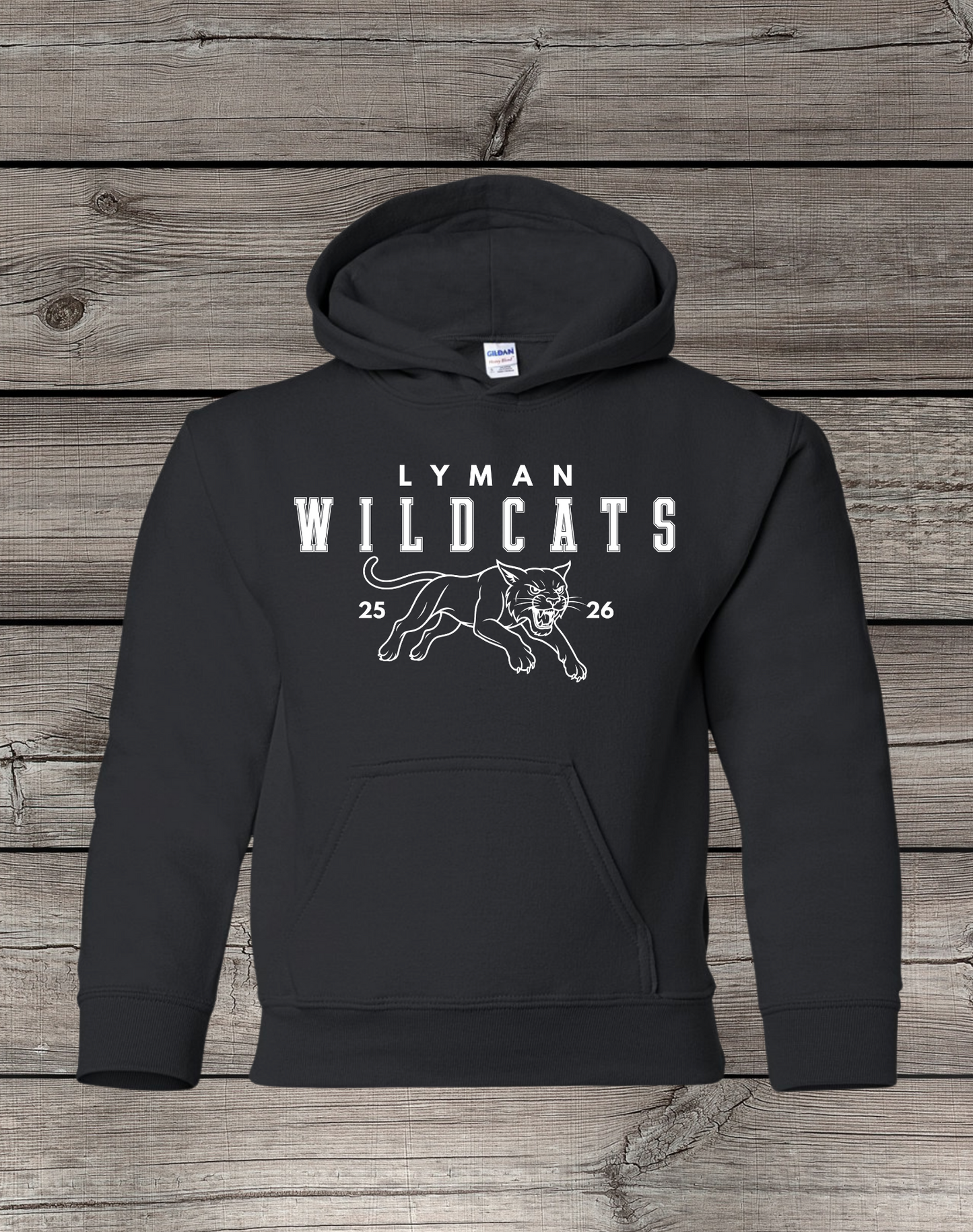 Lyman Wildcats Hoodie | School Spirit Wear | Youth & Adult Sizes | Wildcats 25/26