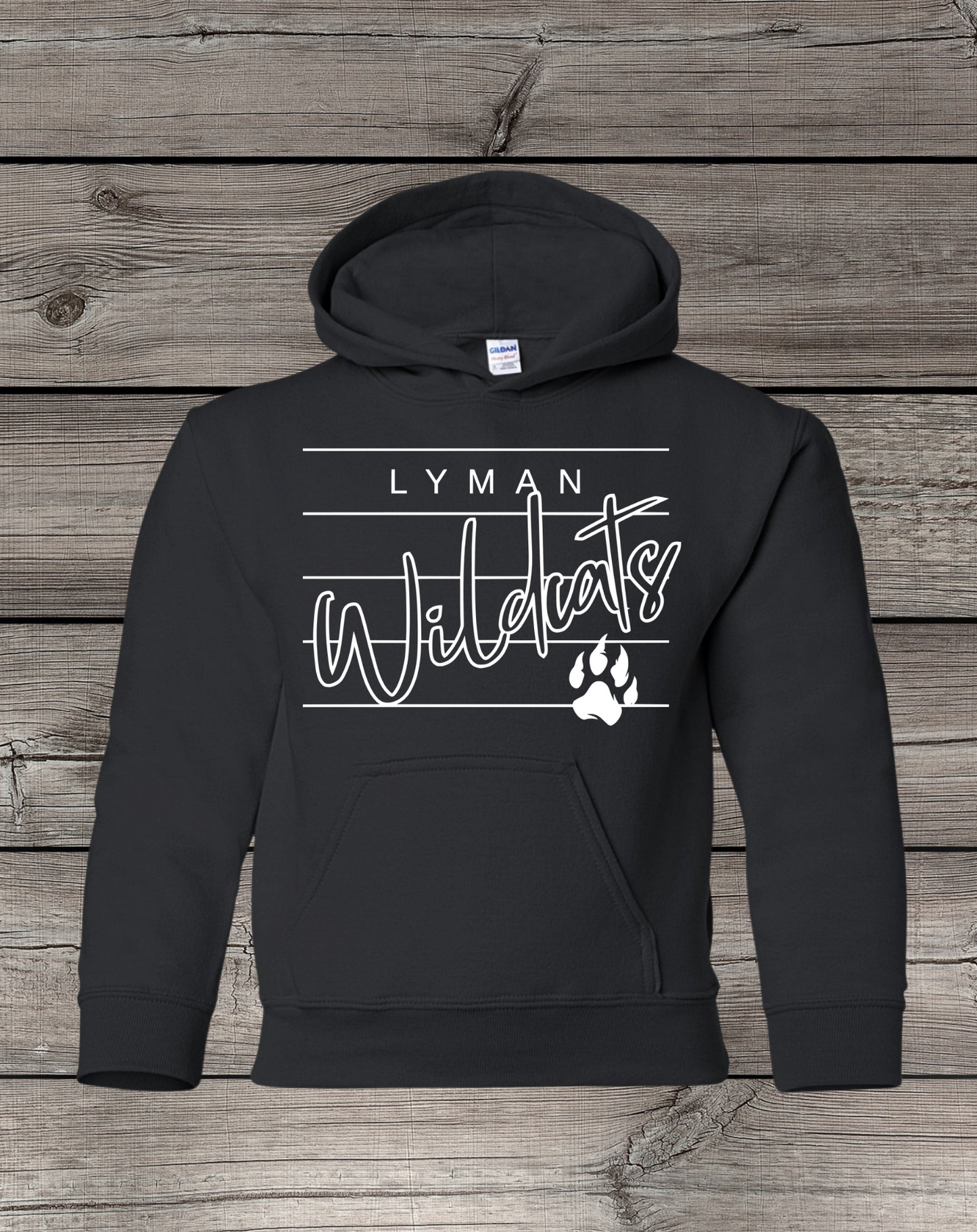 Lyman Wildcats Hoodie | School Spirit Wear | Youth & Adult Sizes | Wildcats Lined