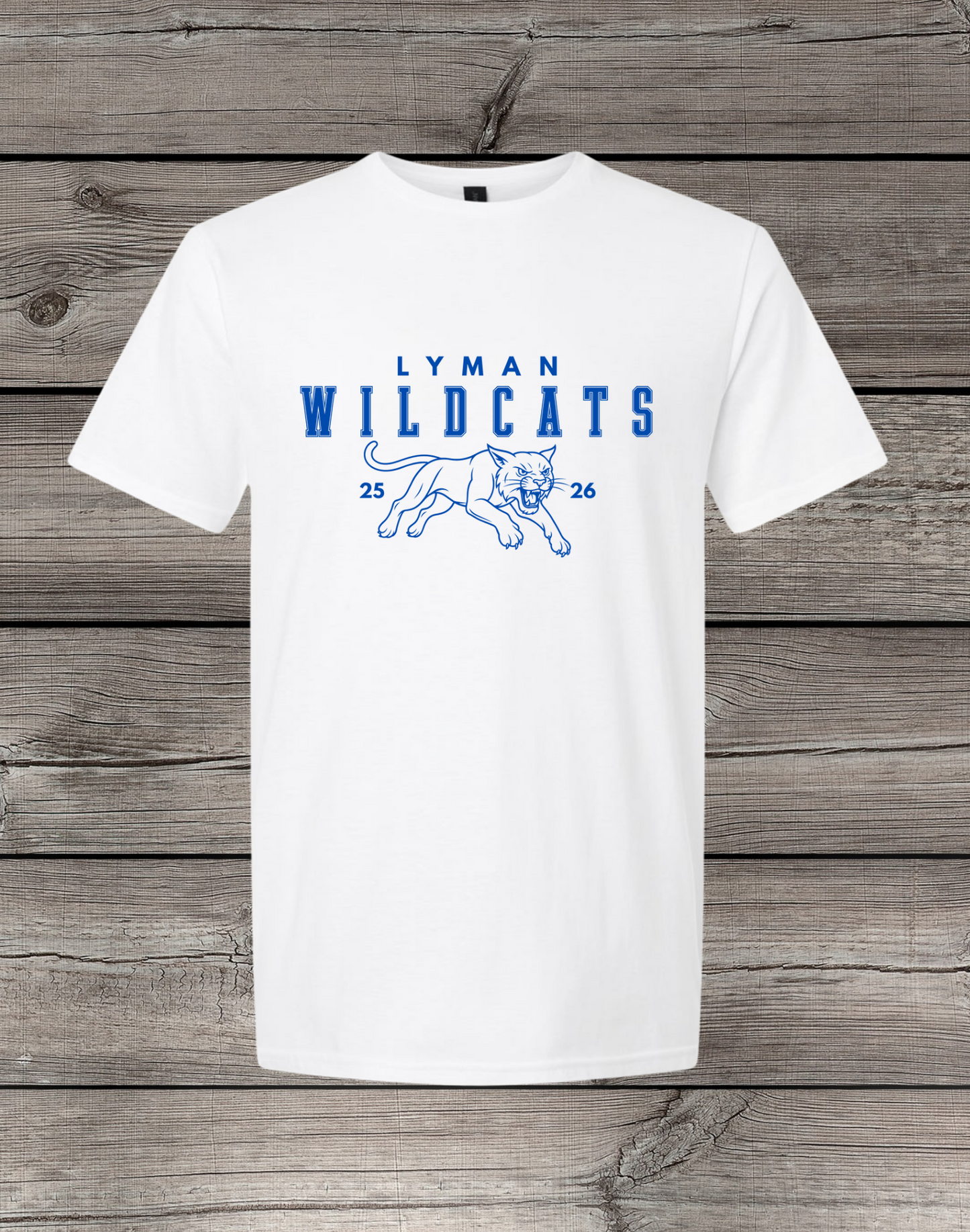 Lyman Wildcats T-Shirt | School Spirit Wear | Youth & Adult Sizes | Wildcats 25/26