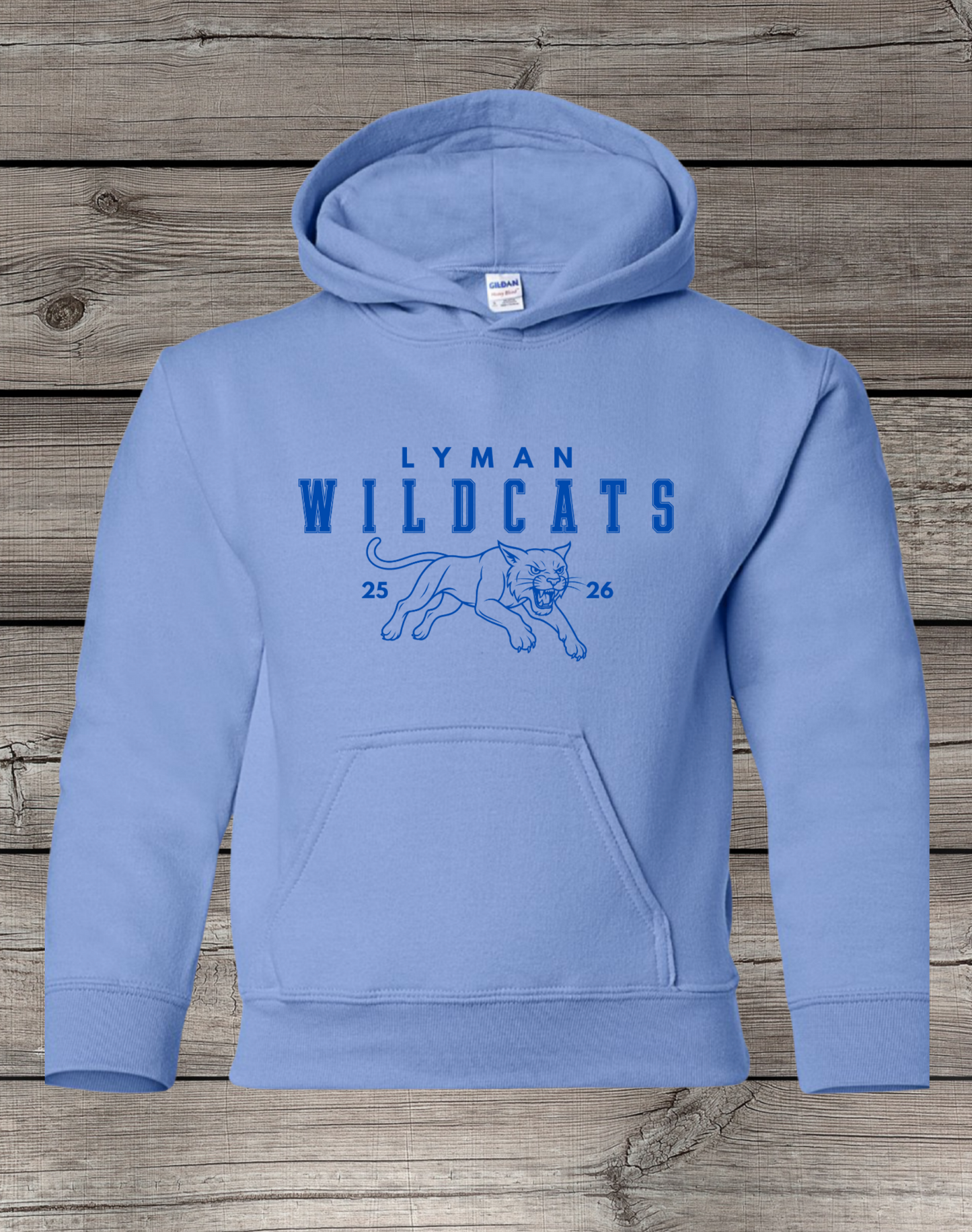 Lyman Wildcats Hoodie | School Spirit Wear | Youth & Adult Sizes | Wildcats 25/26