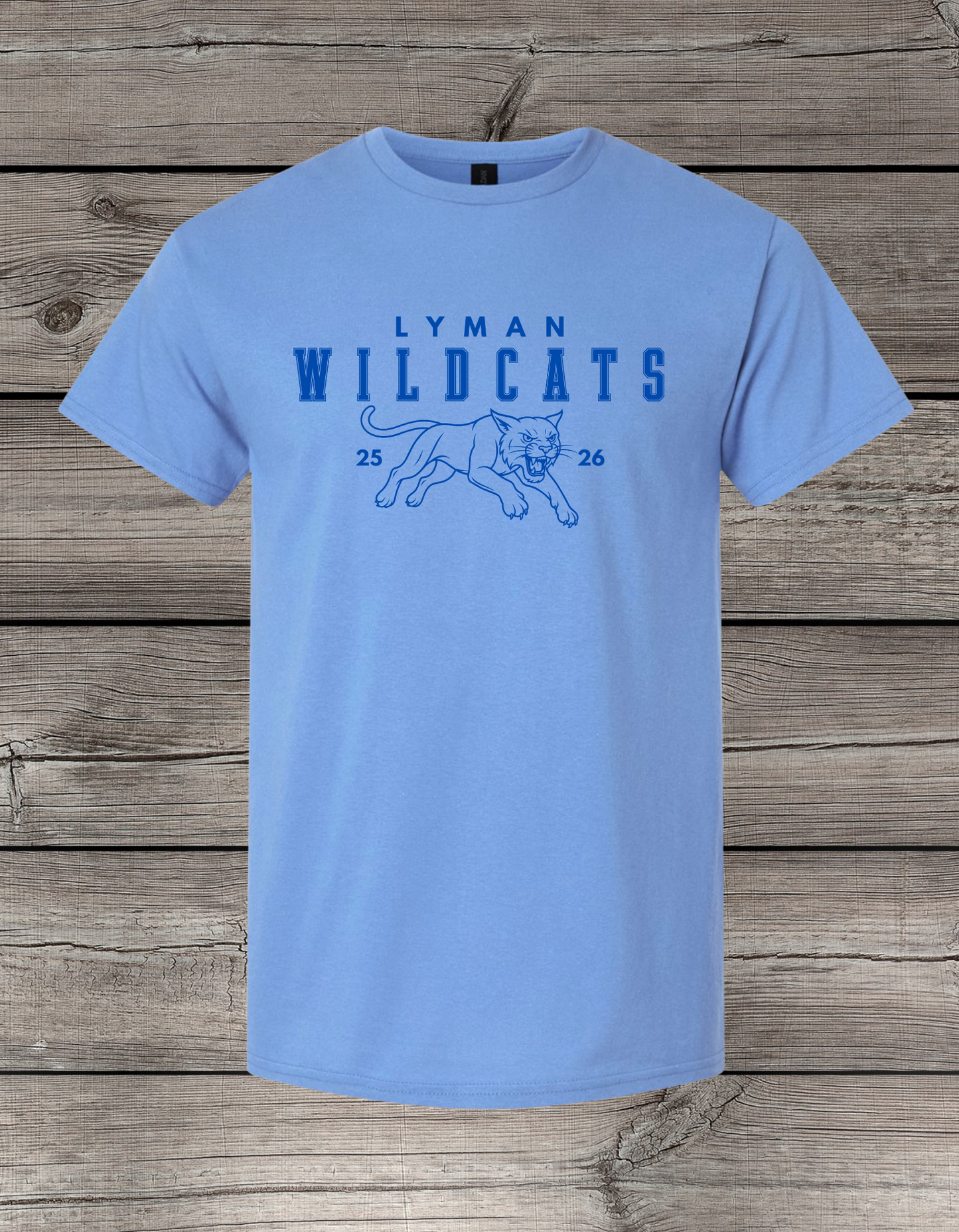 Lyman Wildcats T-Shirt | School Spirit Wear | Youth & Adult Sizes | Wildcats 25/26