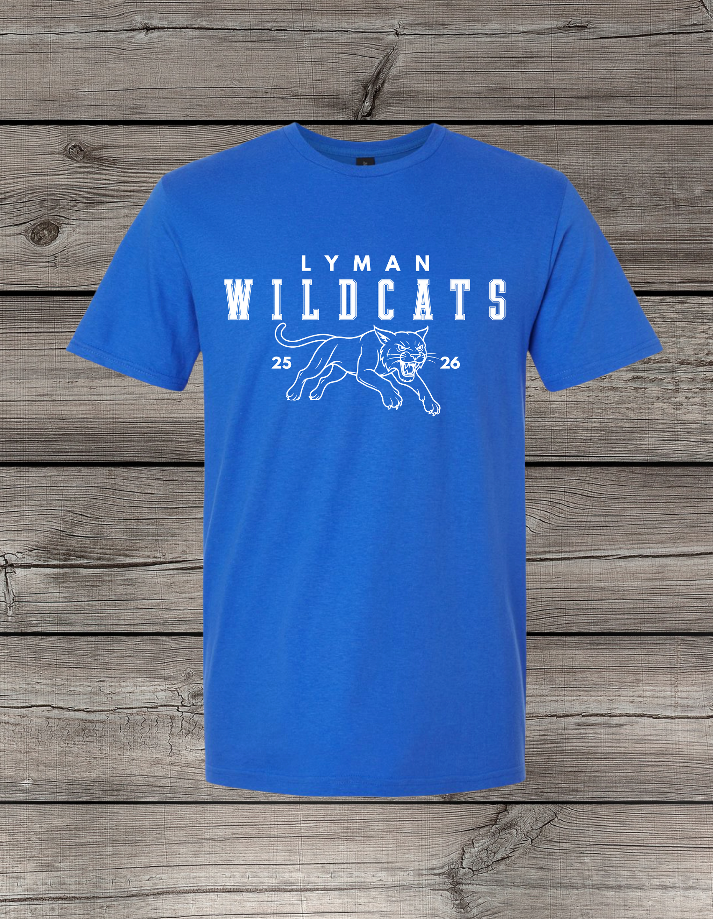 Lyman Wildcats T-Shirt | School Spirit Wear | Youth & Adult Sizes | Wildcats 25/26