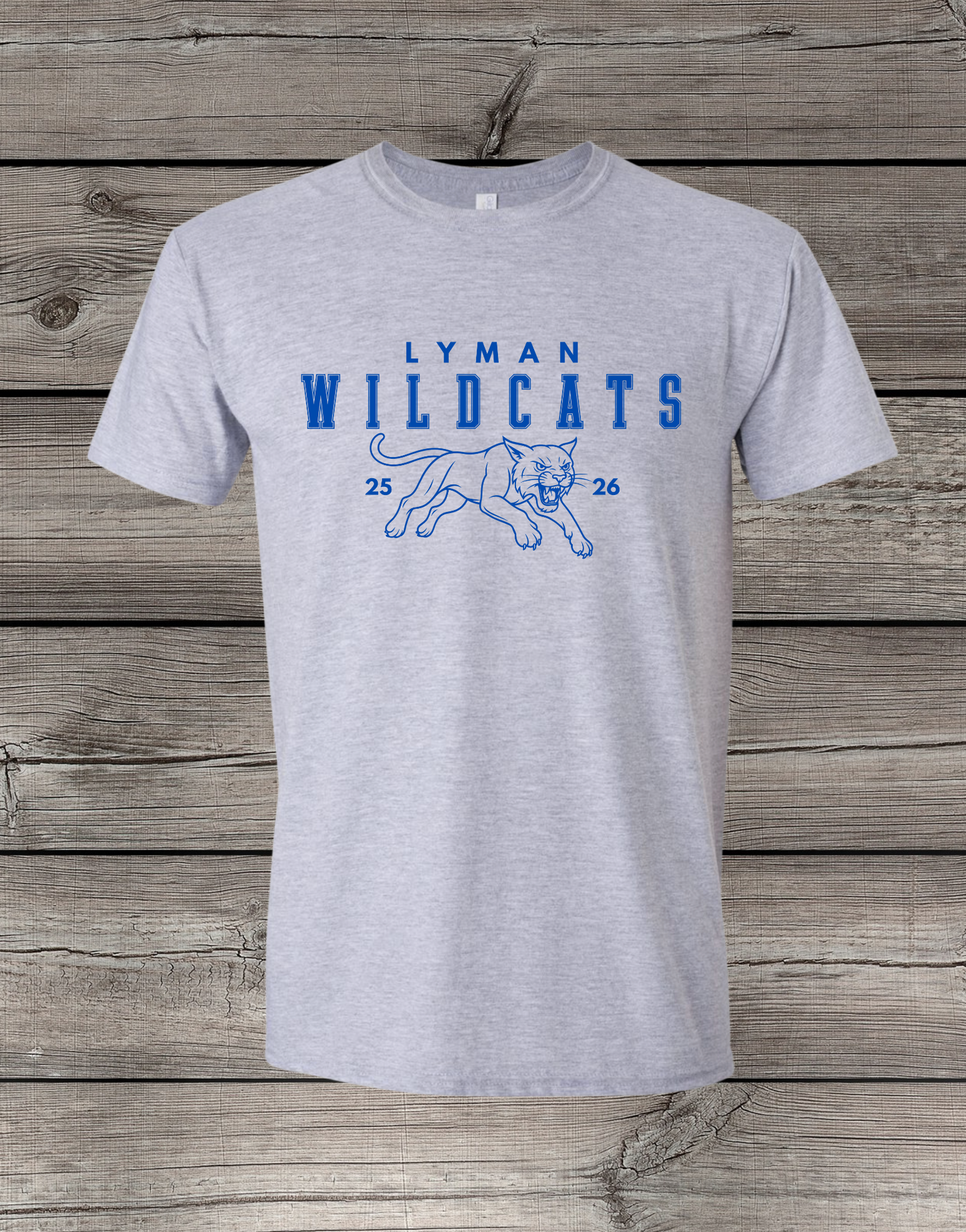 Lyman Wildcats T-Shirt | School Spirit Wear | Youth & Adult Sizes | Wildcats 25/26