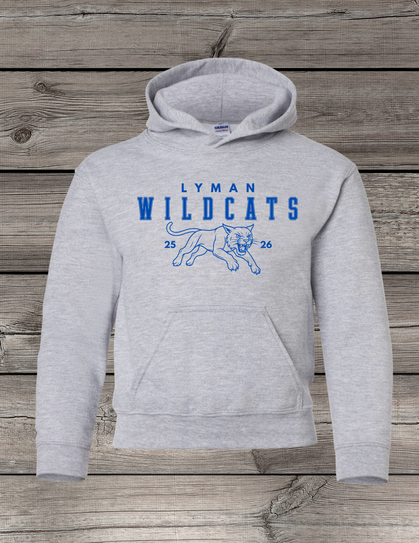Lyman Wildcats Hoodie | School Spirit Wear | Youth & Adult Sizes | Wildcats 25/26