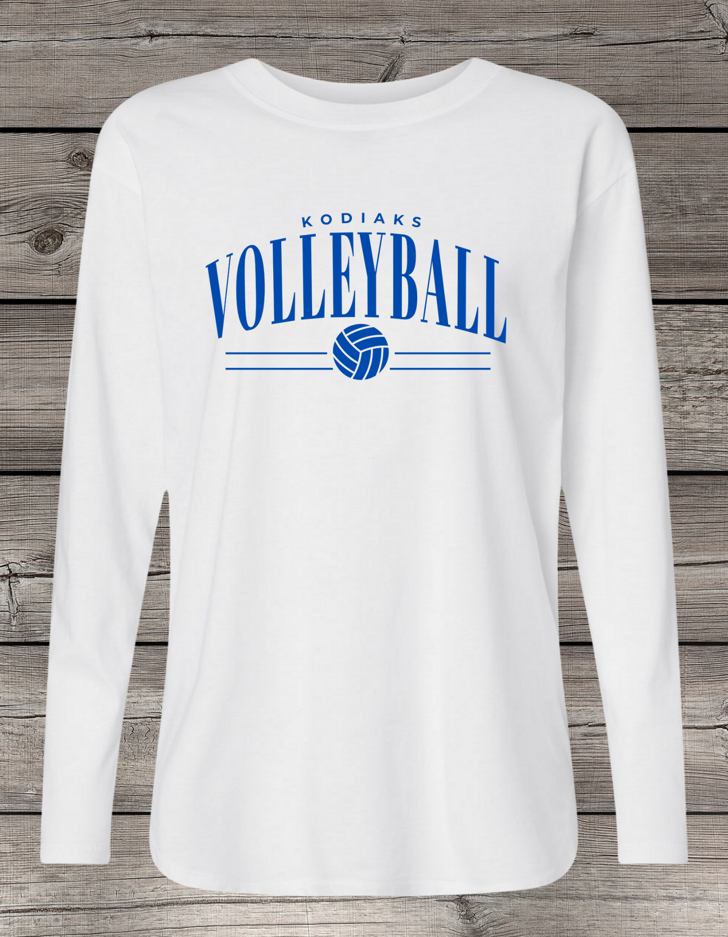 Cubs or Kodiaks Volleyball Long Sleeve Tee | Spirit Wear | CUBS/KODIAKS Lined