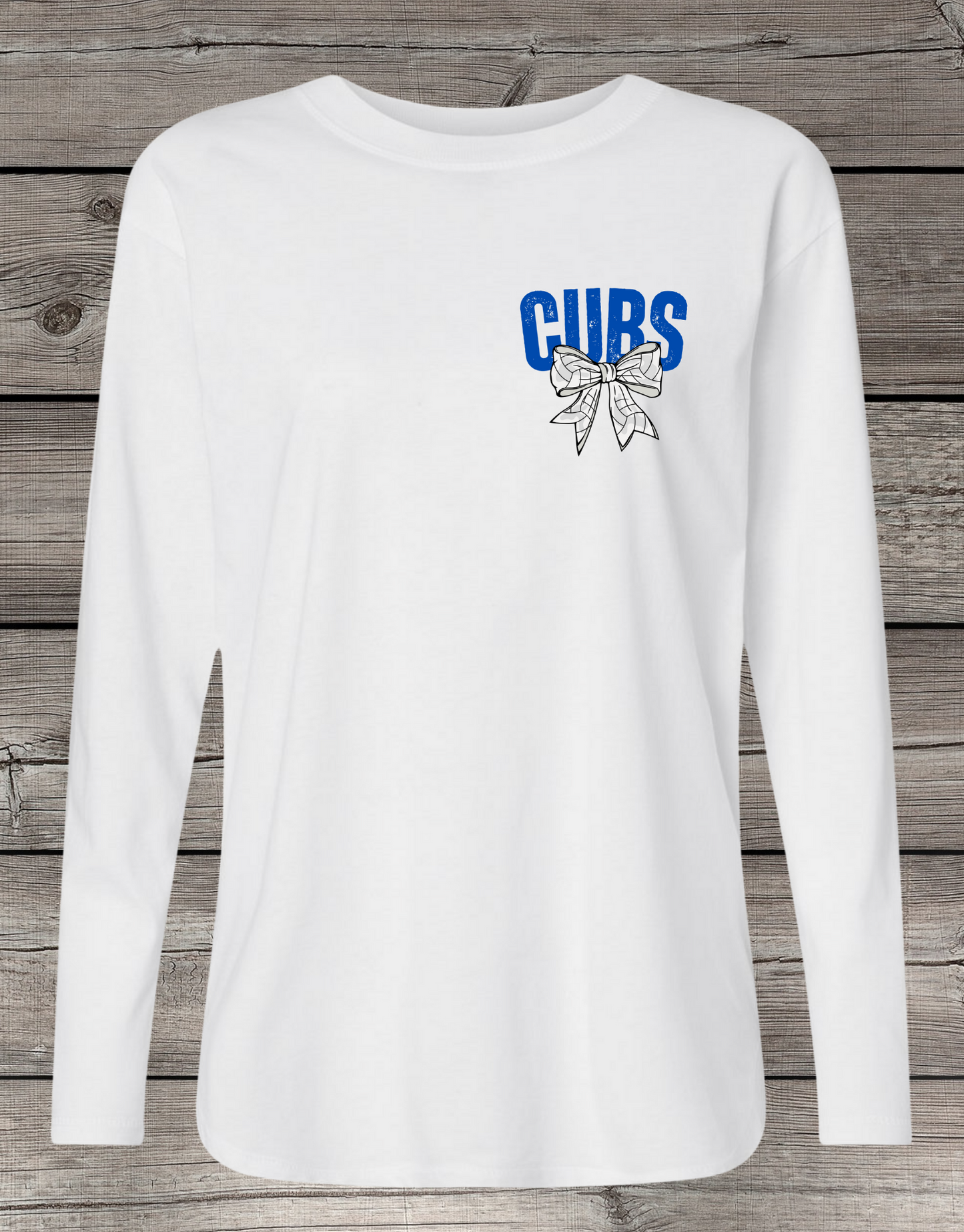Cubs or Kodiaks Volleyball Long Sleeve Tee | Spirit Wear | CUBS/KODIAKS Bow