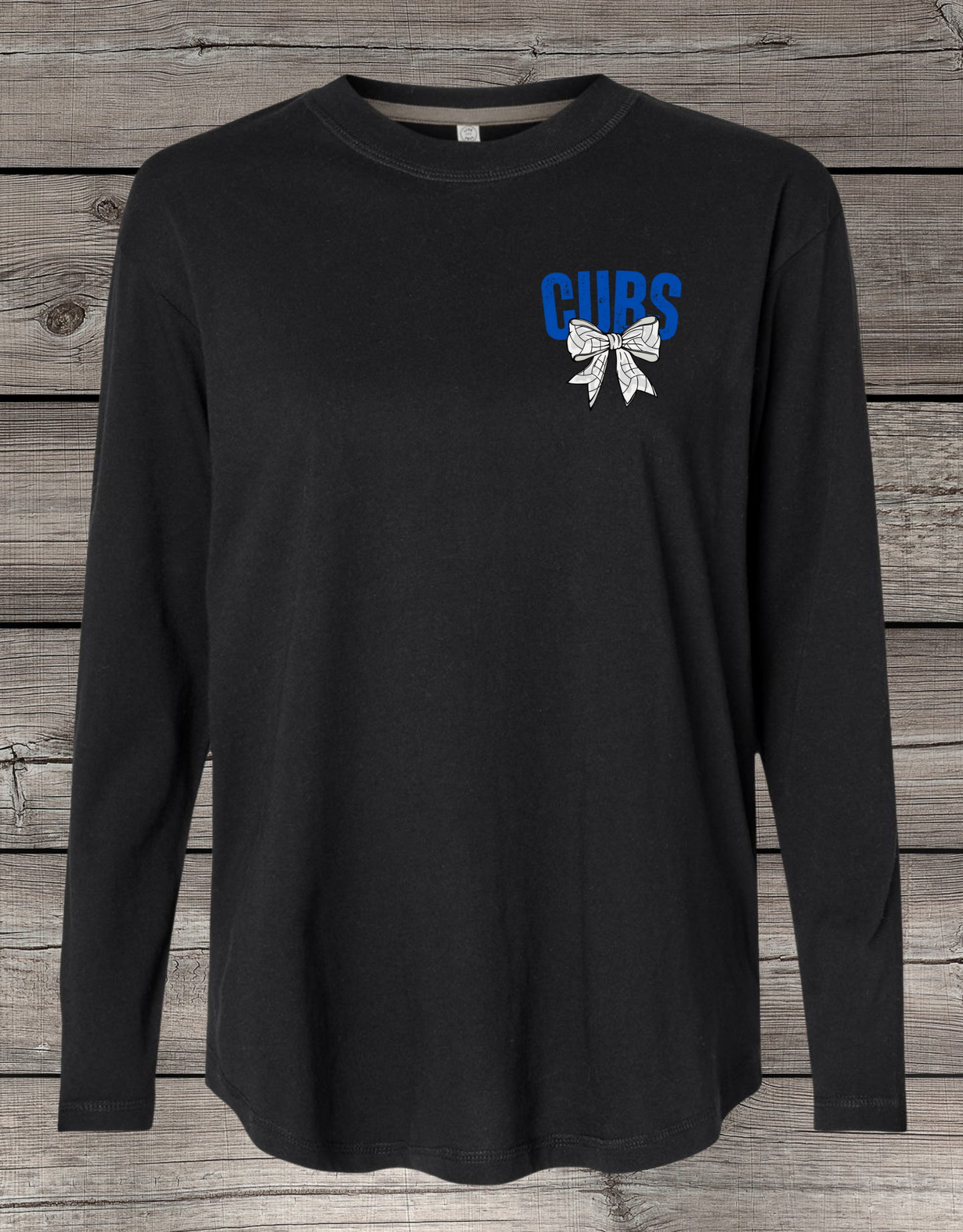 Cubs or Kodiaks Volleyball Long Sleeve Tee | Spirit Wear | CUBS/KODIAKS Bow