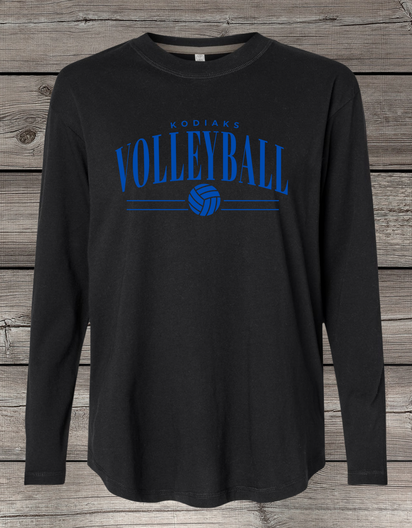 Cubs or Kodiaks Volleyball Long Sleeve Tee | Spirit Wear | CUBS/KODIAKS Lined