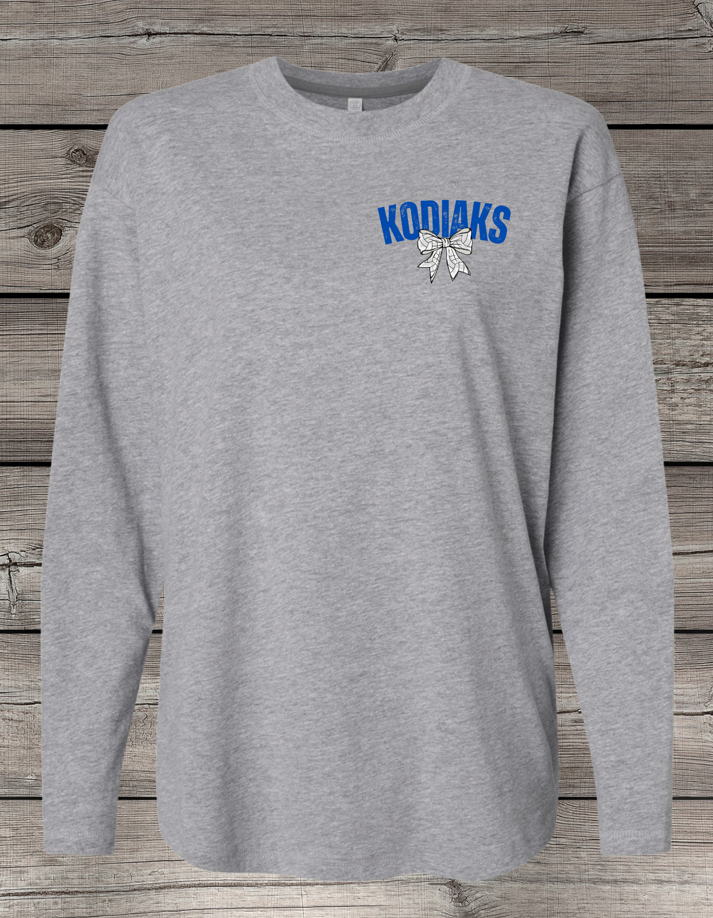 Cubs or Kodiaks Volleyball Long Sleeve Tee | Spirit Wear | CUBS/KODIAKS Bow