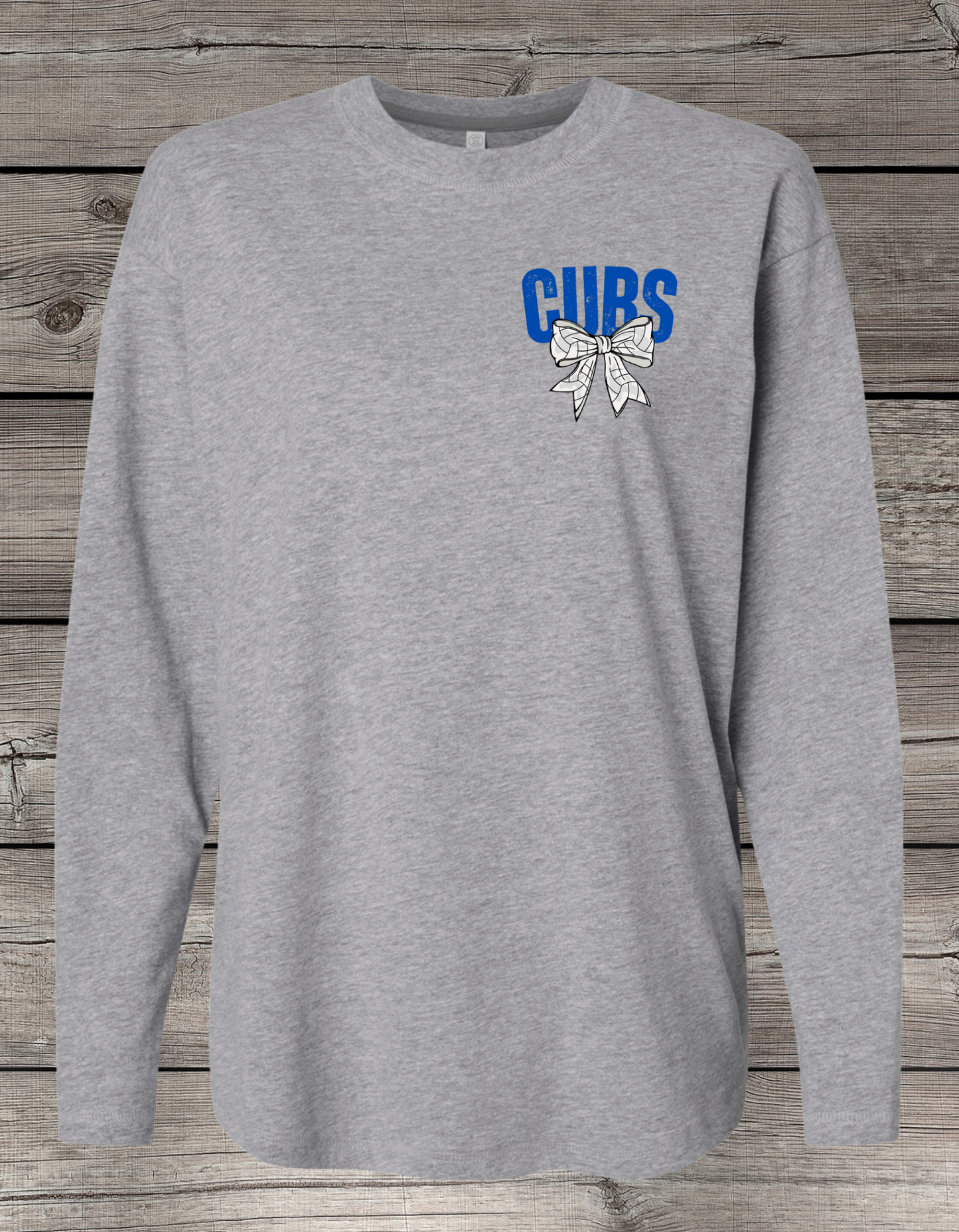 Cubs or Kodiaks Volleyball Long Sleeve Tee | Spirit Wear | CUBS/KODIAKS Bow