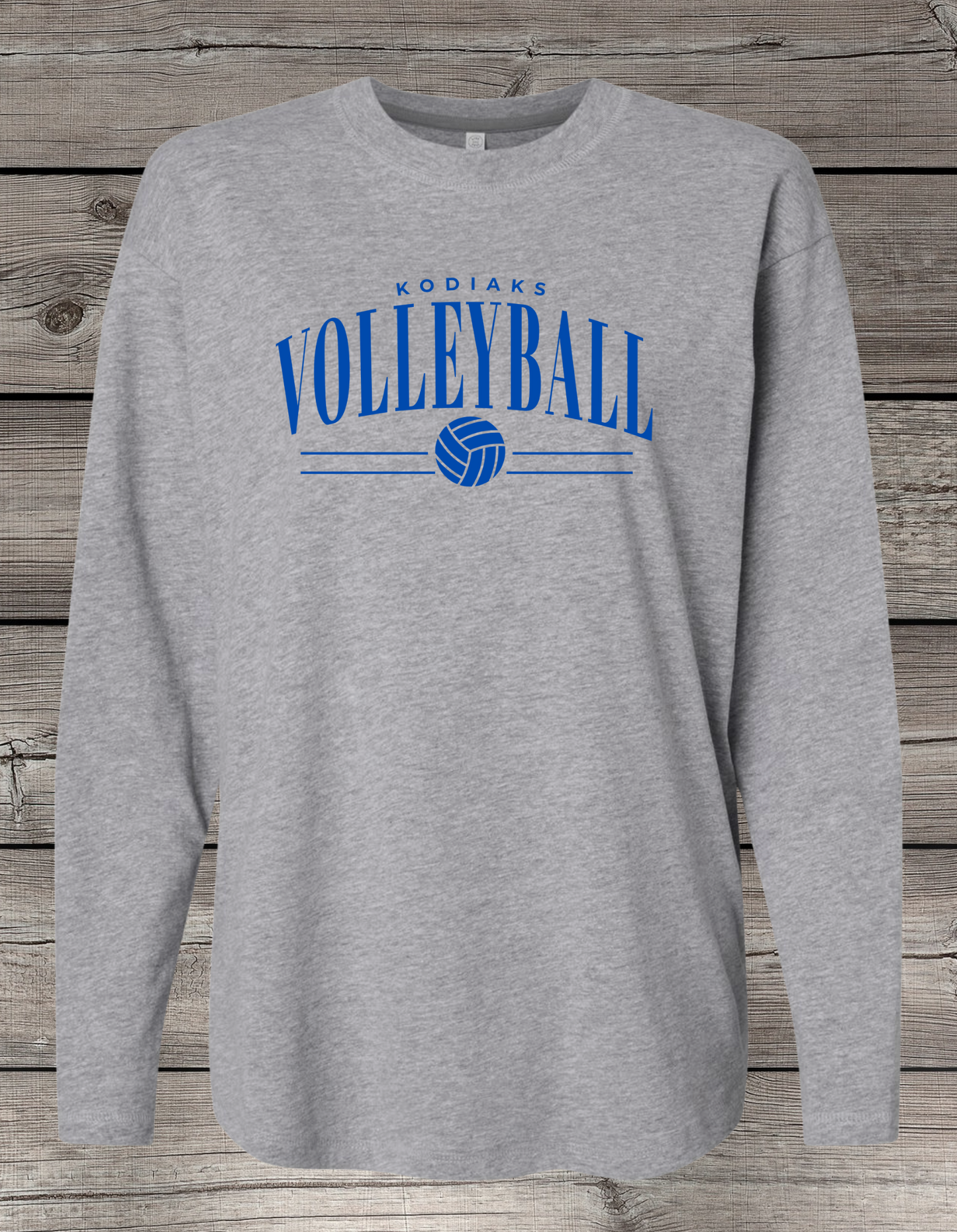 Cubs or Kodiaks Volleyball Long Sleeve Tee | Spirit Wear | CUBS/KODIAKS Lined