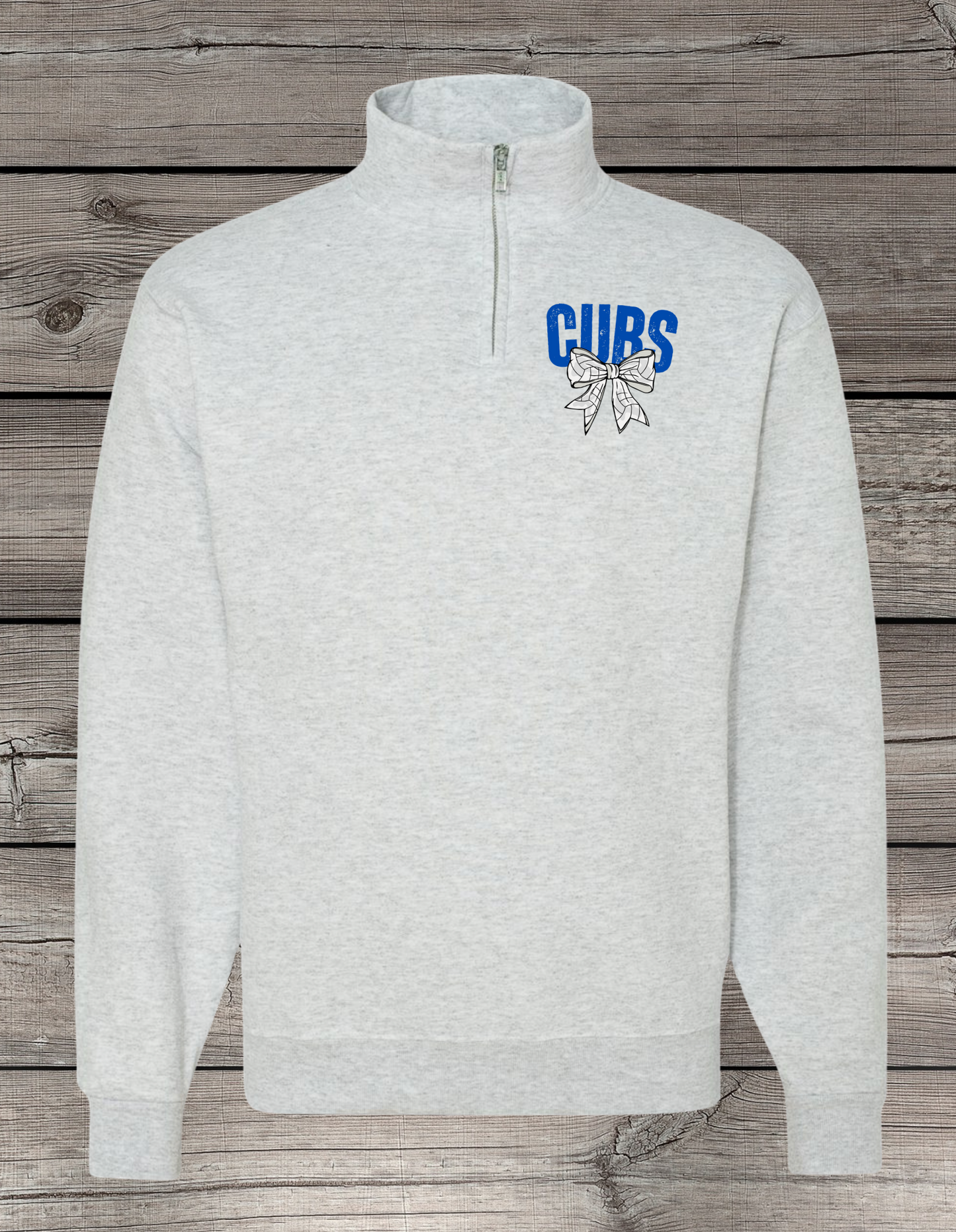 Cubs or Kodiaks Volleyball ¼ Zip Pullover – CUBS/KODIAKS Volleyball Bow