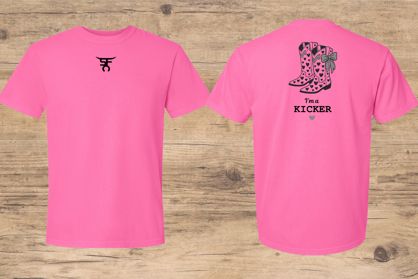 Kickers Sweetheart Tee - South Fork Country Kickers - I'm a Kicker