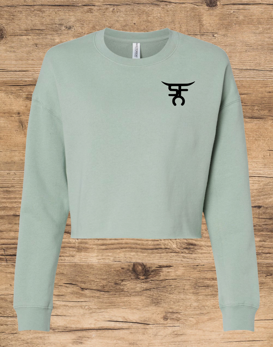 South Fork Country Kickers Crop Crewneck Sweatshirt