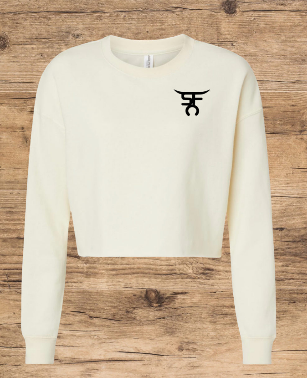 South Fork Country Kickers Crop Crewneck Sweatshirt