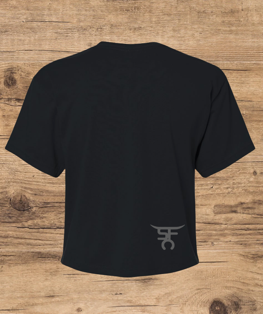 South Fork Country Kickers Crop Monochromatic T-Shirt
