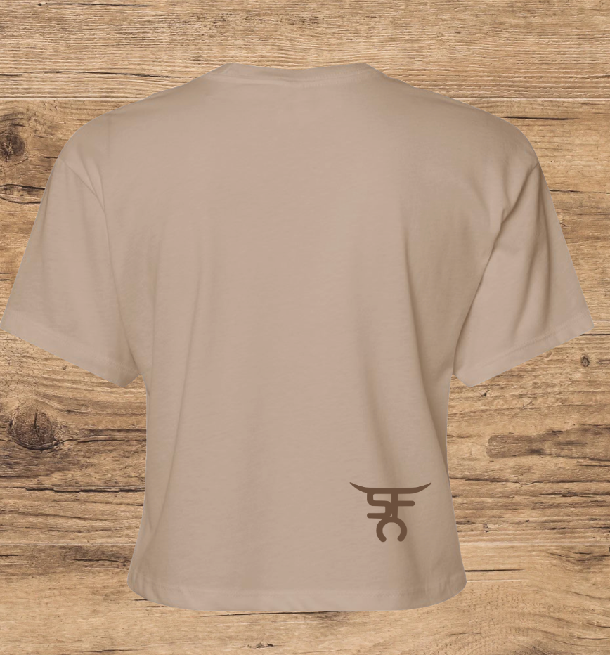 South Fork Country Kickers Crop Monochromatic T-Shirt