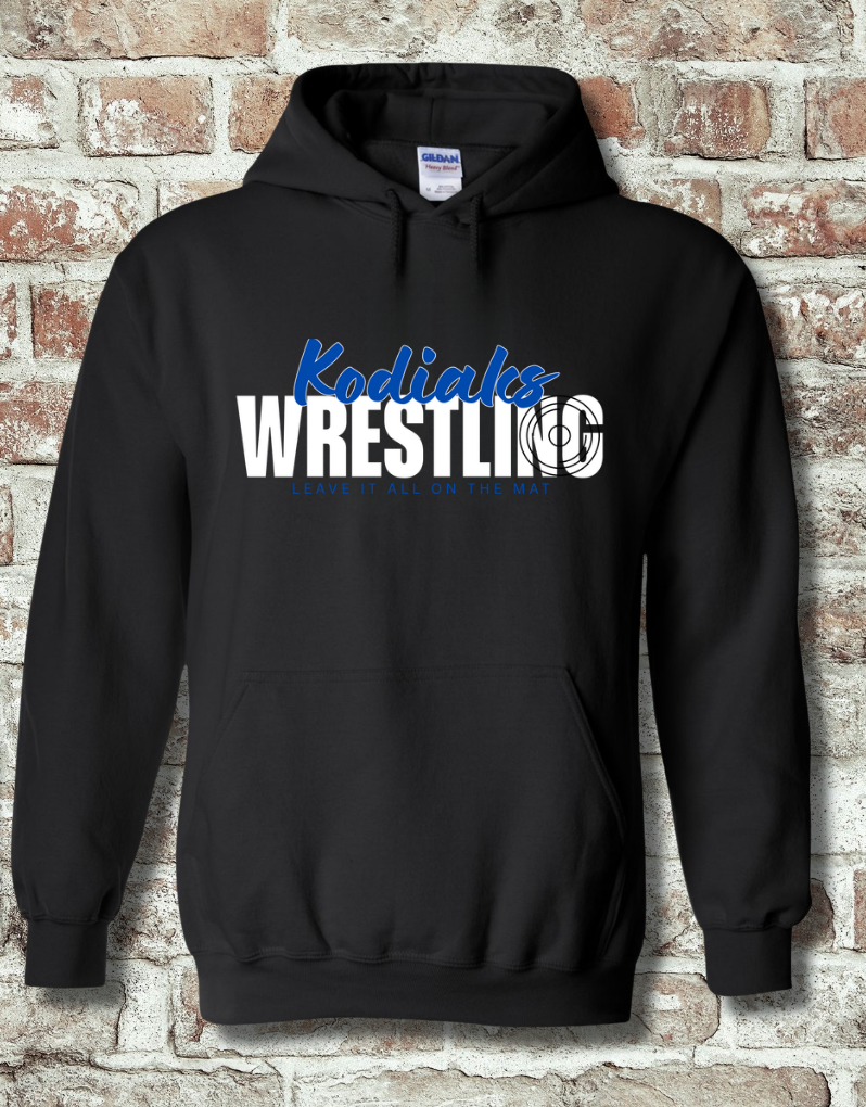Kodiak Wrestling T-Shirt/Hoodie/Crewneck - Black