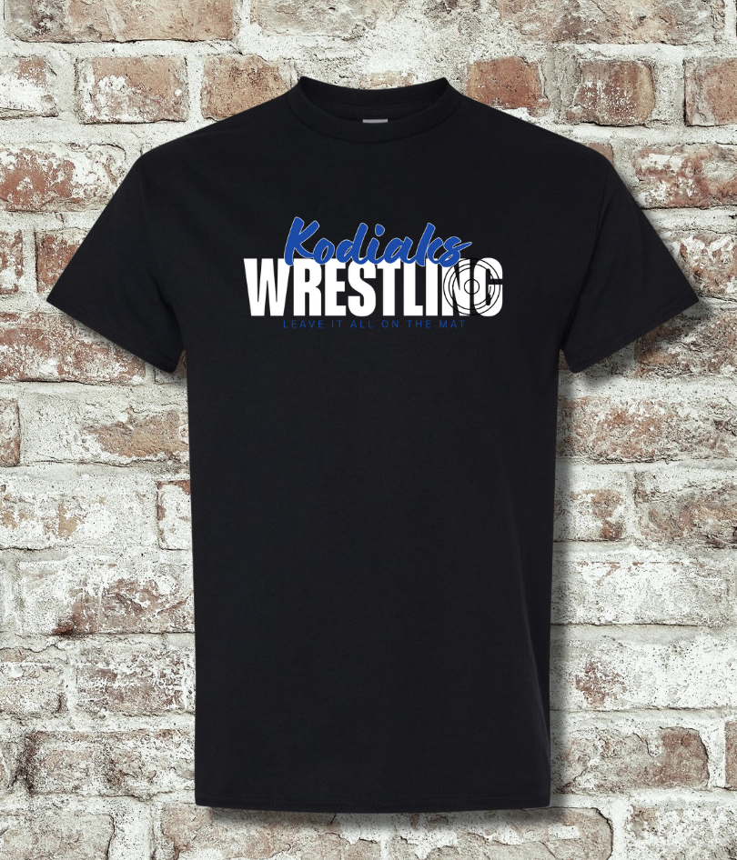 Kodiak Wrestling T-Shirt/Hoodie/Crewneck - Black
