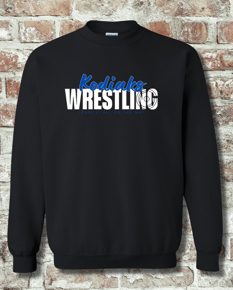 Kodiak Wrestling T-Shirt/Hoodie/Crewneck - Black