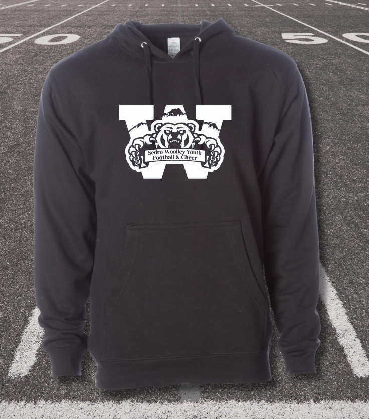 Sedro-Woolley Youth Football & Cheer Mid Weight Hooded Sweatshirt
