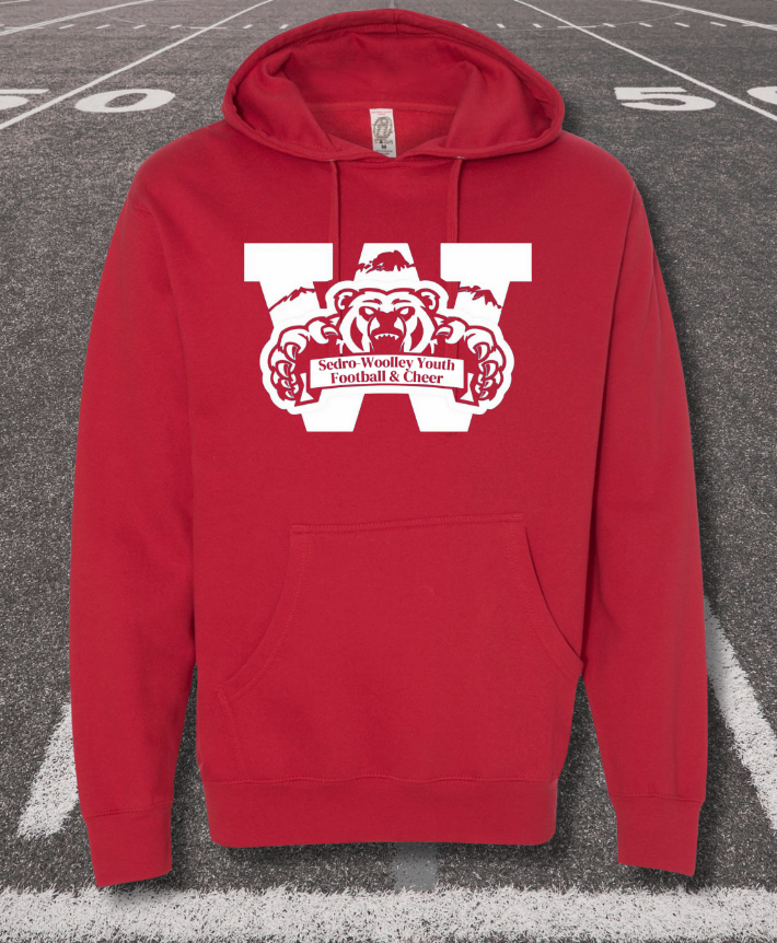 Sedro-Woolley Youth Football & Cheer Mid Weight Hooded Sweatshirt