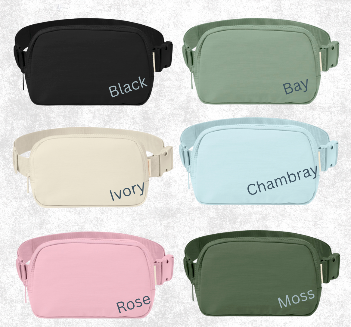 Custom Embroidered Belt Bag