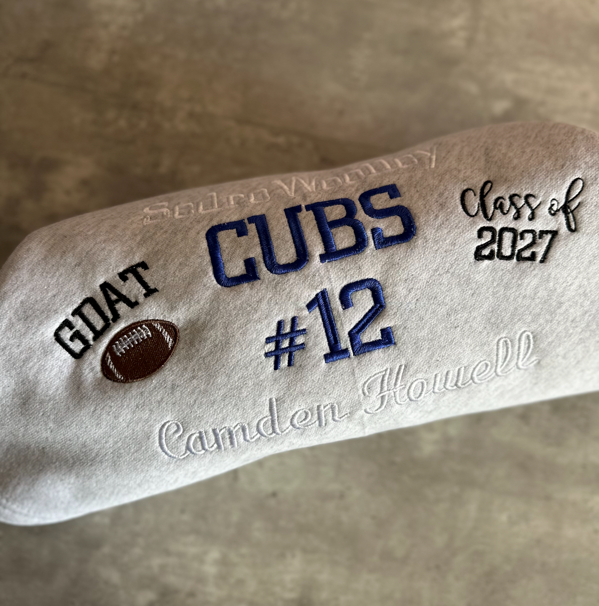 Personalized Embroidered Senior Blanket